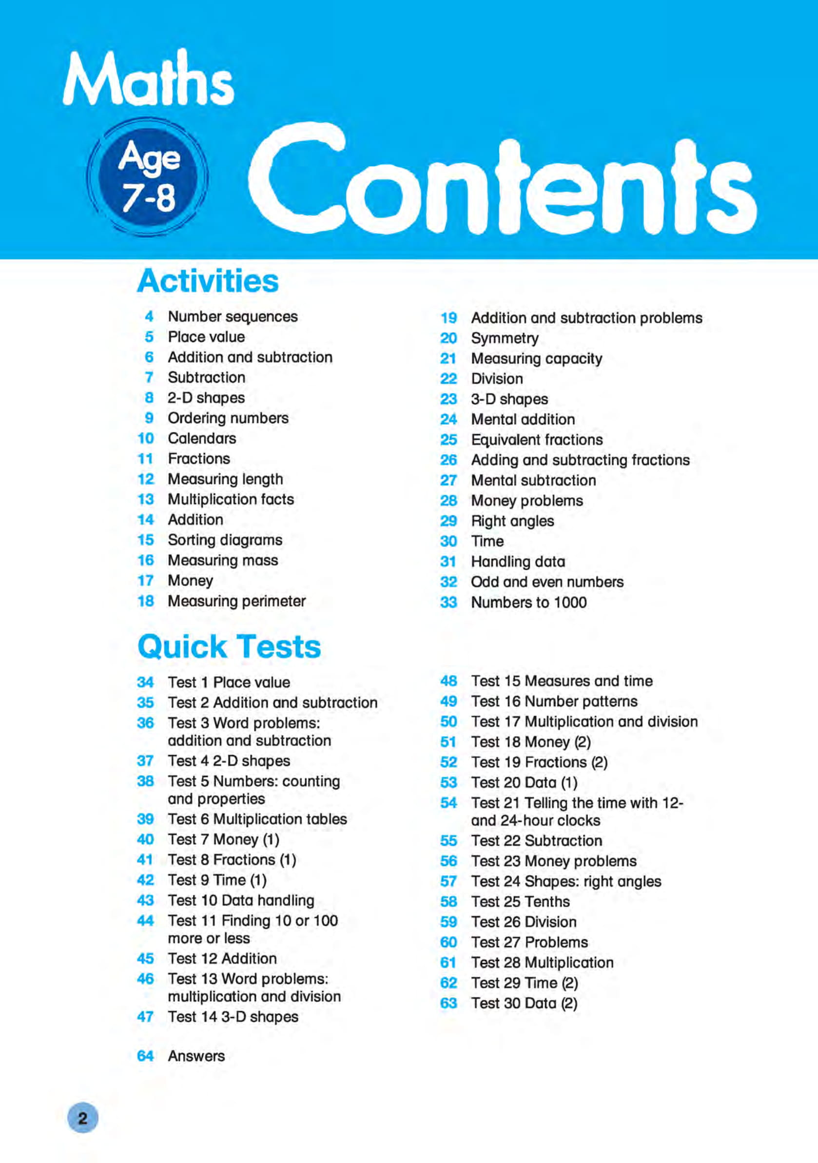 letts make it easy - maths (age 7-8)