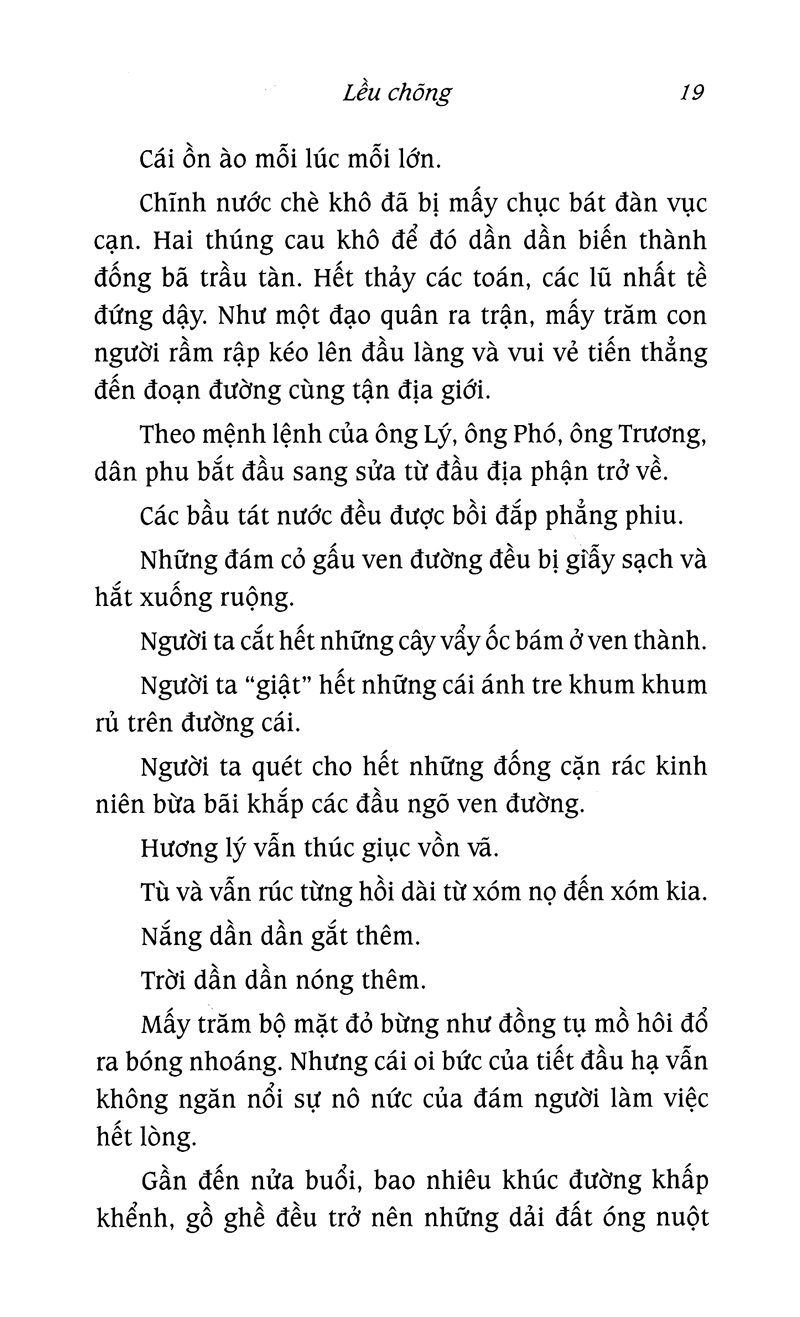lều chõng