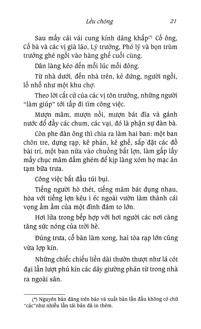 lều chõng
