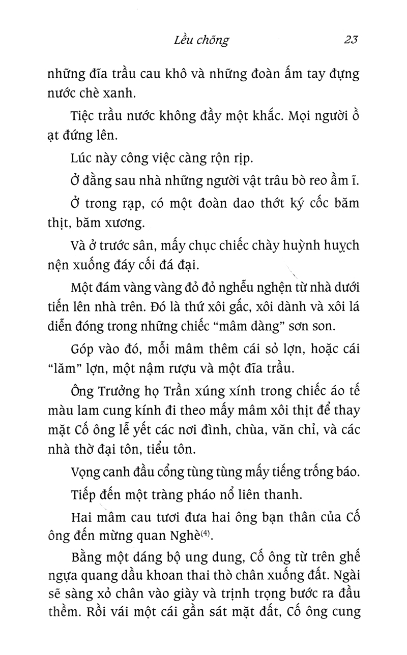 lều chõng