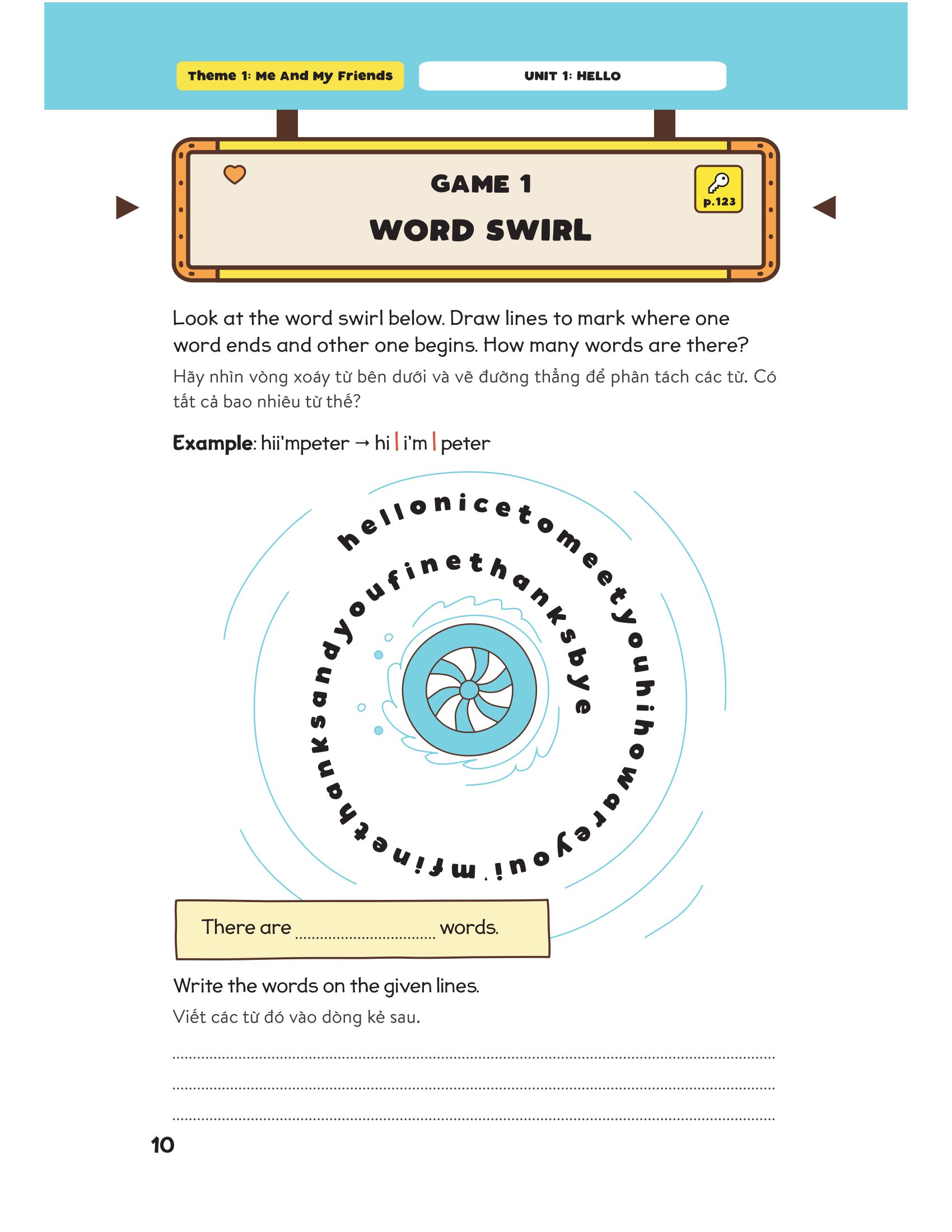 level up - 100 trò chơi từ vựng tiếng anh - lớp 3