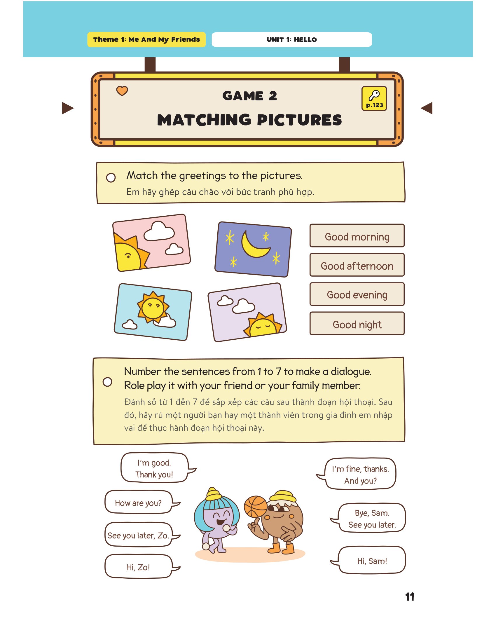 level up - 100 trò chơi từ vựng tiếng anh - lớp 3