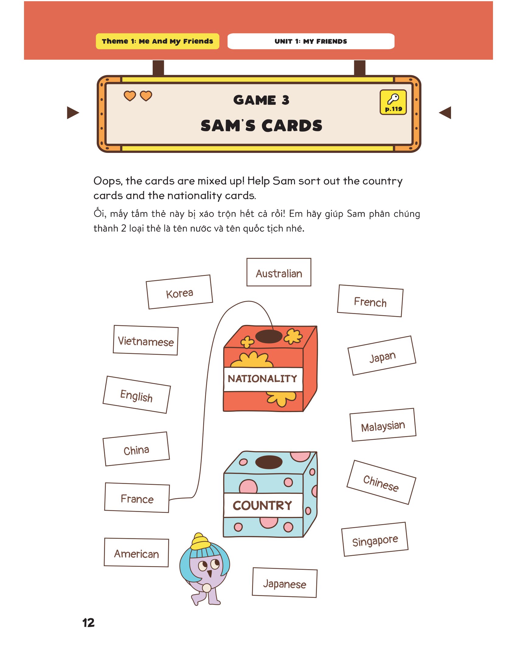 level up - 100 trò chơi từ vựng tiếng anh - lớp 4