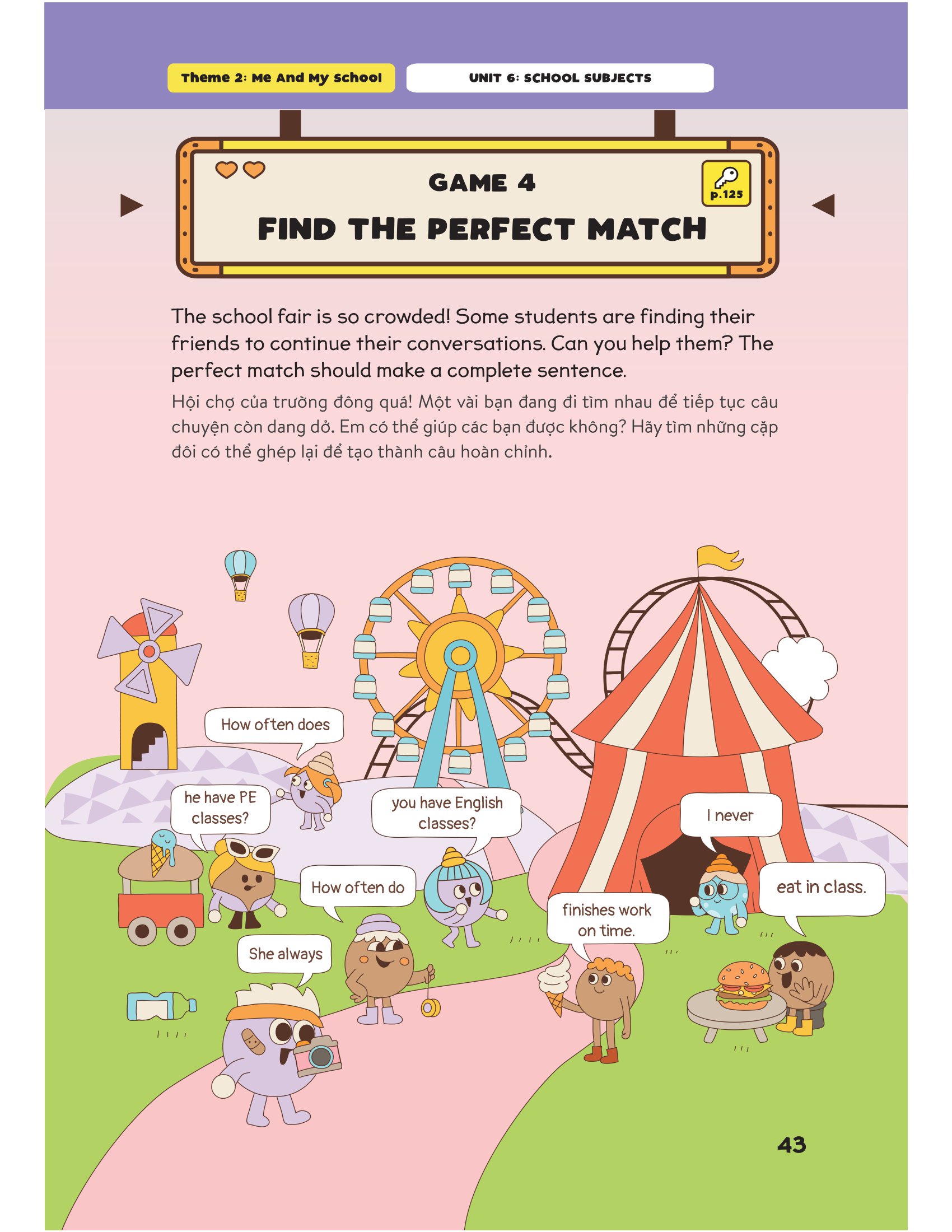 level up - 100 trò chơi từ vựng tiếng anh - lớp 5