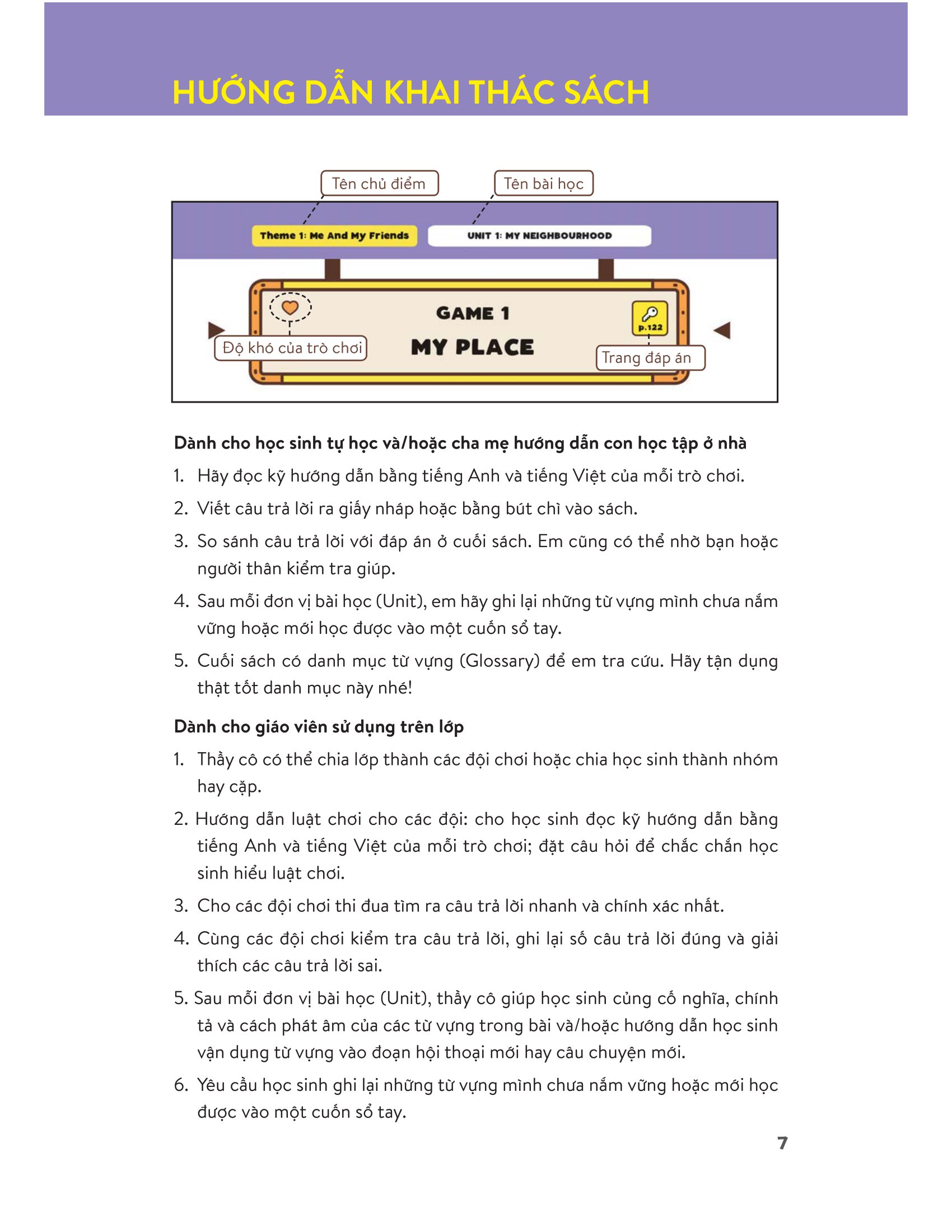 level up - 100 trò chơi từ vựng tiếng anh - lớp 5