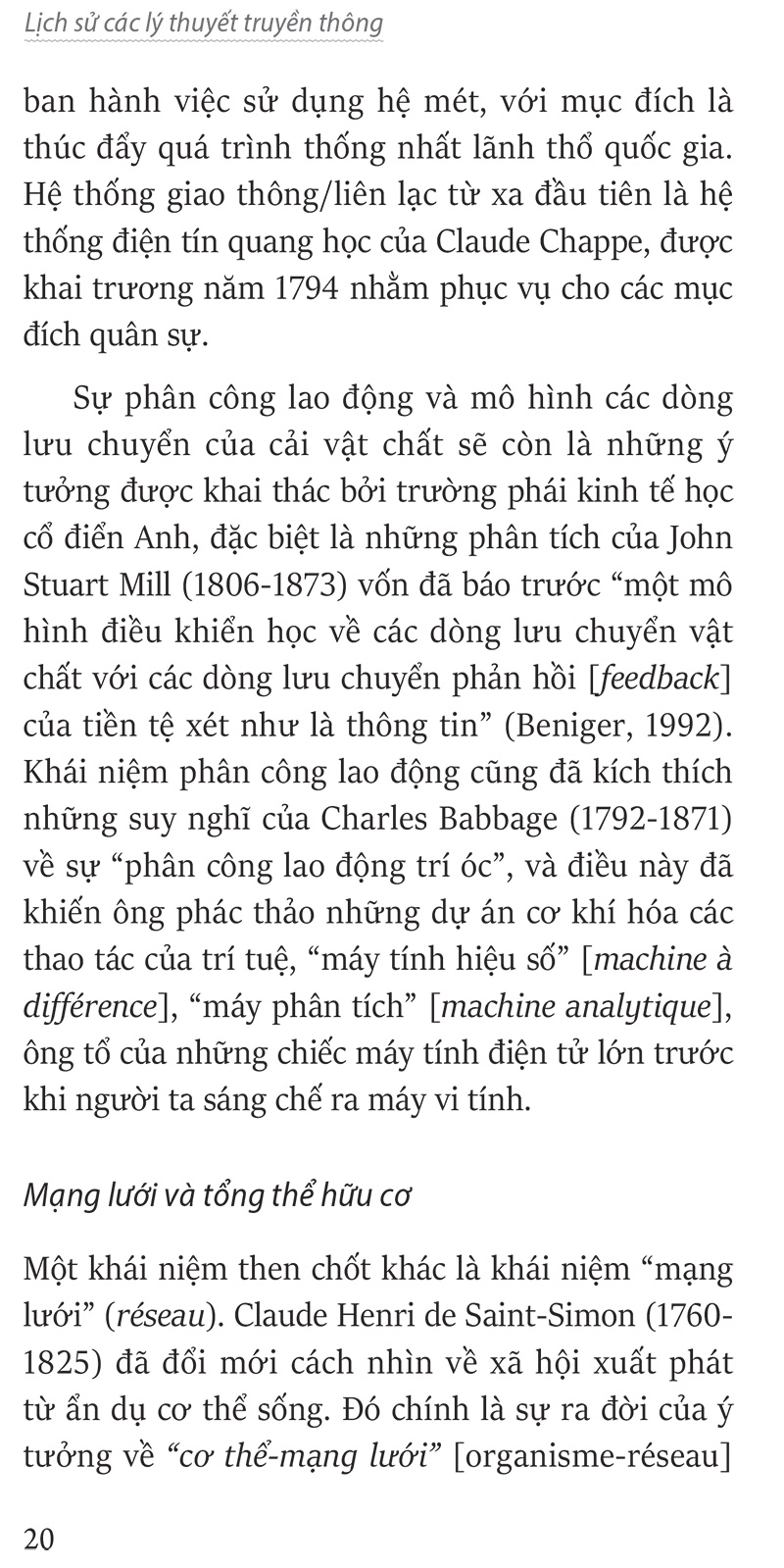 lịch sử các lý thuyết truyền thông - histoire des théories de la communication