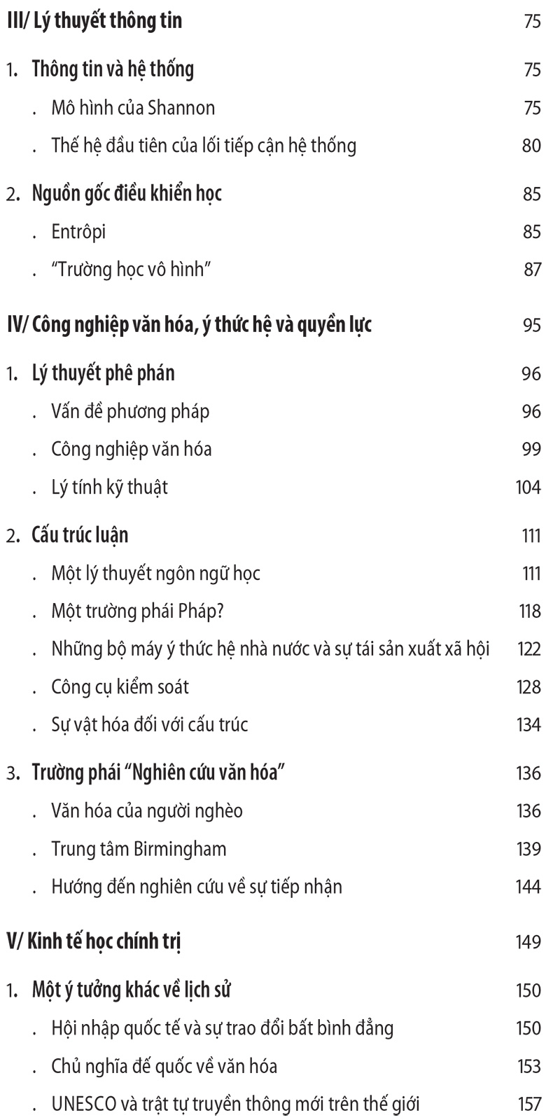 lịch sử các lý thuyết truyền thông - histoire des théories de la communication