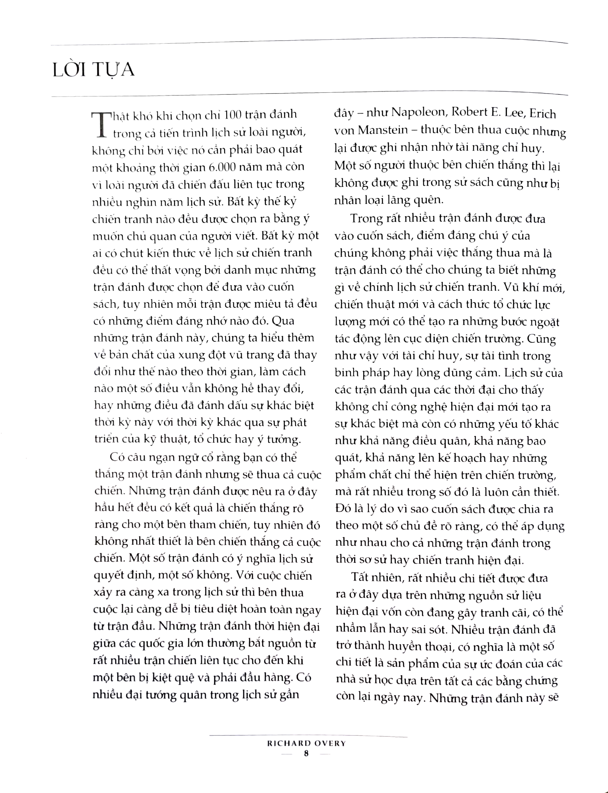 lịch sử chiến tranh qua 100 trận đánh - nghệ thuật quân sự đỉnh cao theo dòng thời gian - bìa cứng