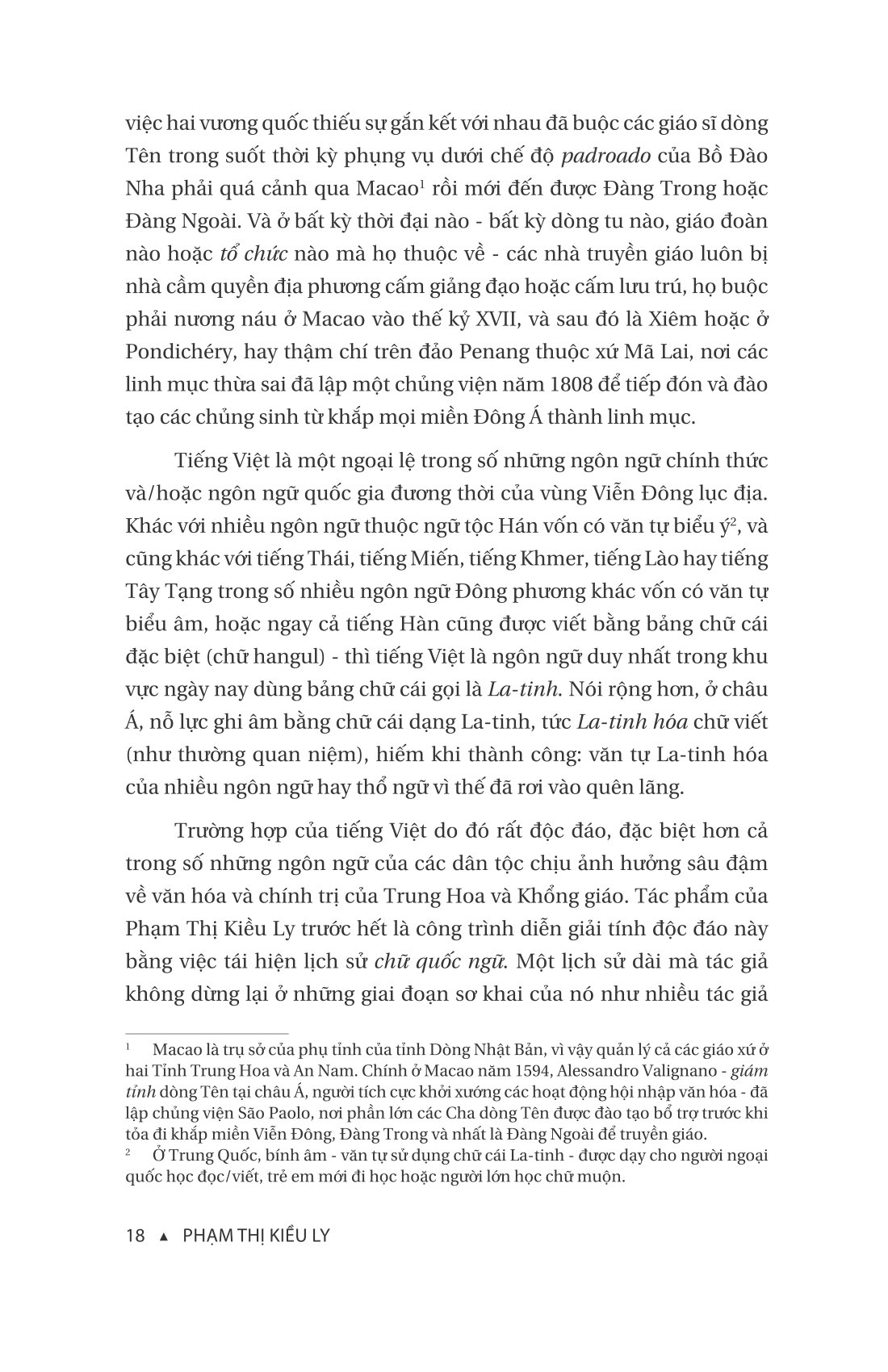 lịch sử chữ quốc ngữ 1615-1919