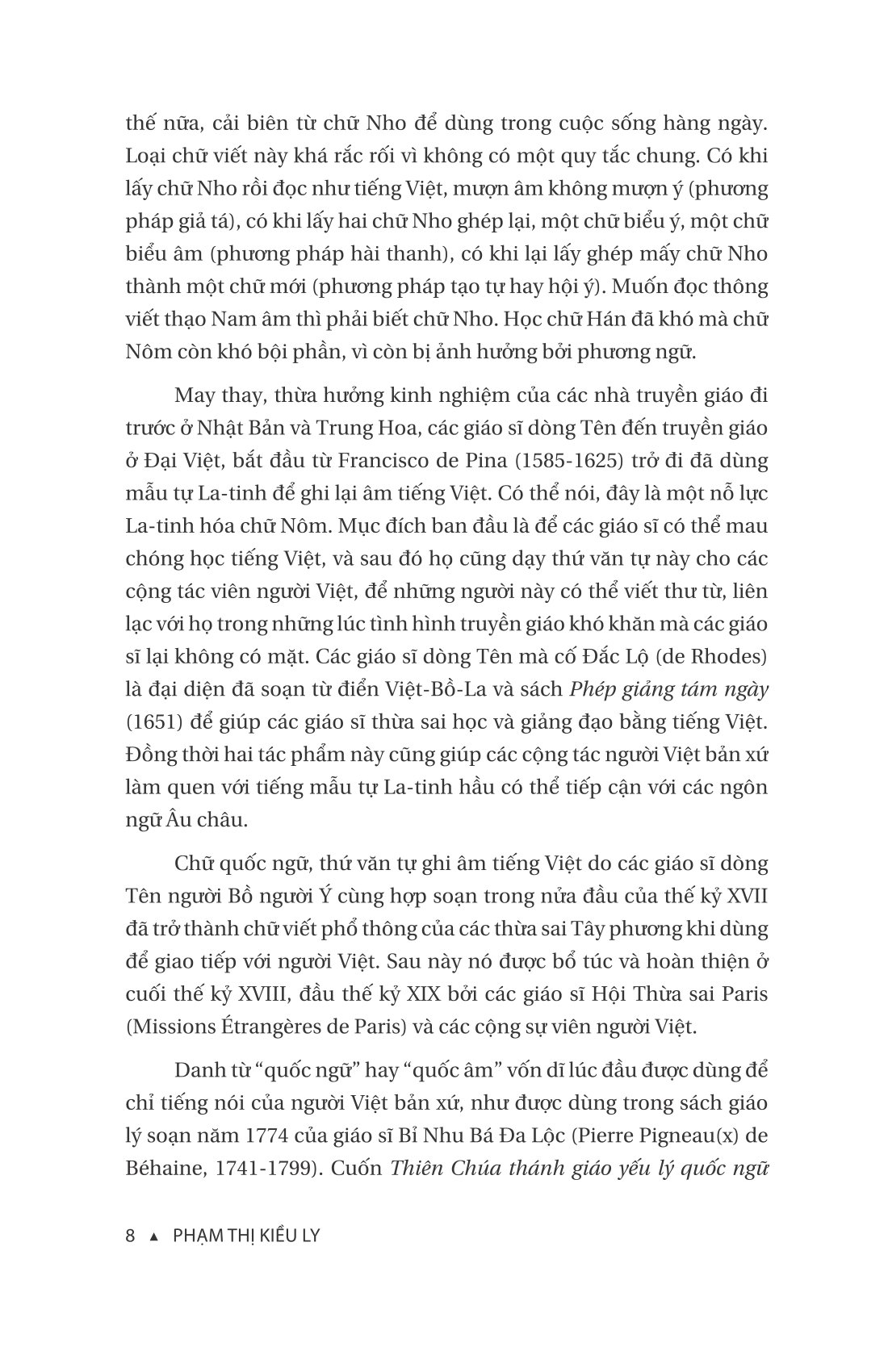 lịch sử chữ quốc ngữ 1615-1919