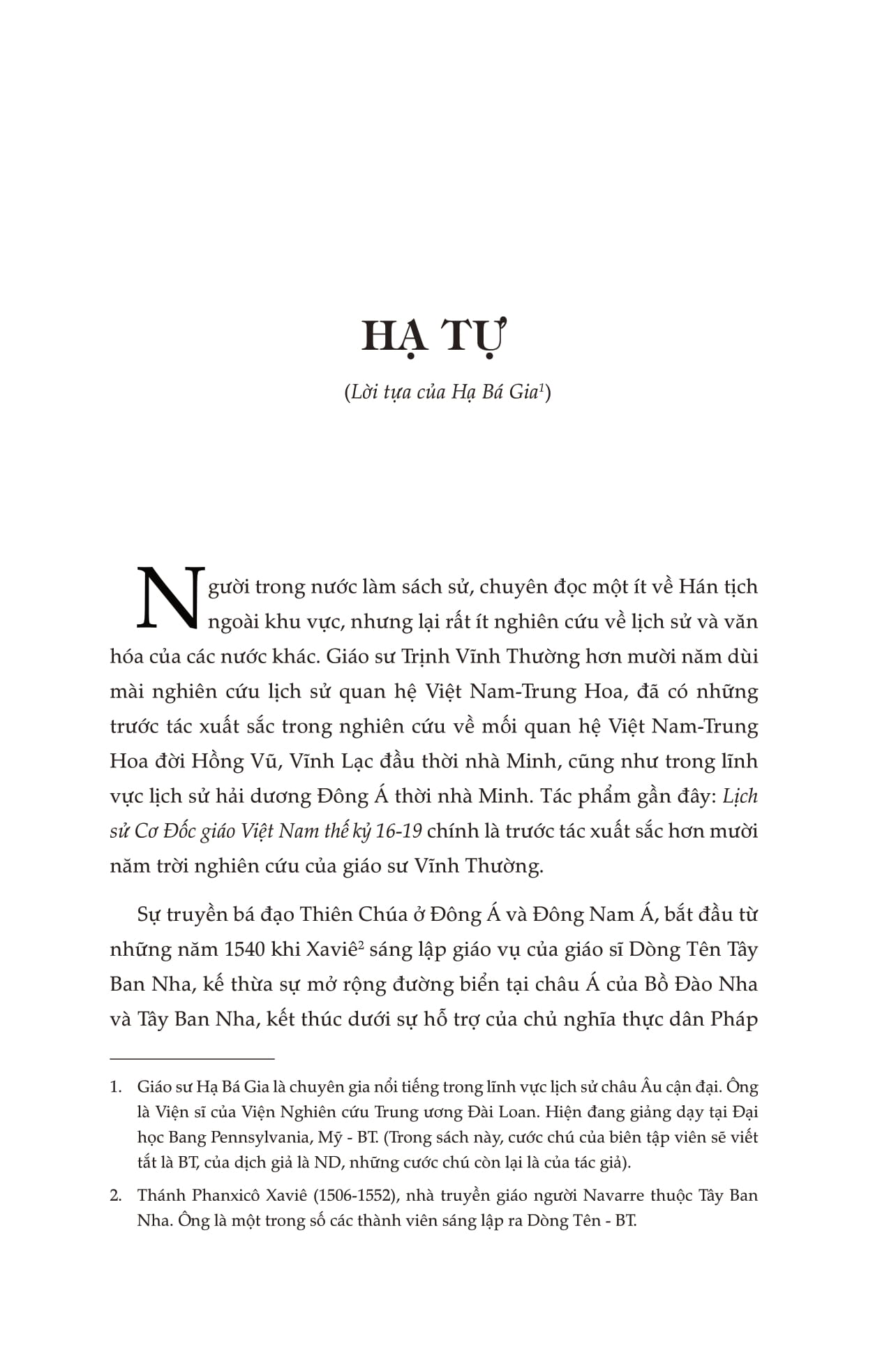 lịch sử cơ đốc giáo việt nam thế kỷ 16-19