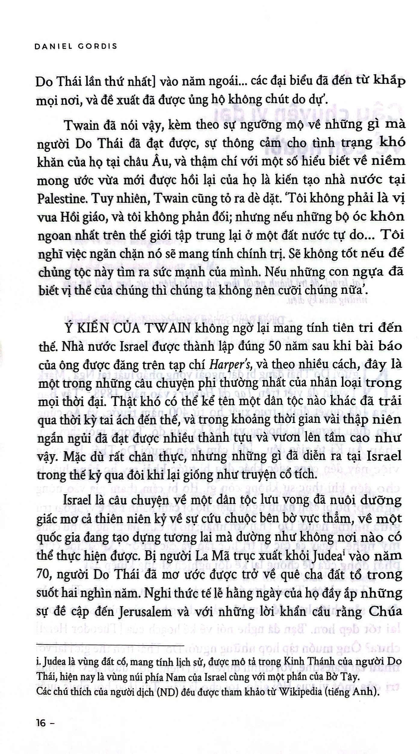 lịch sử israel - câu chuyện về sự hồi sinh của một dân tộc