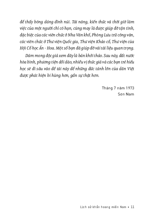 lịch sử khẩn hoang miền nam (tái bản 2024)