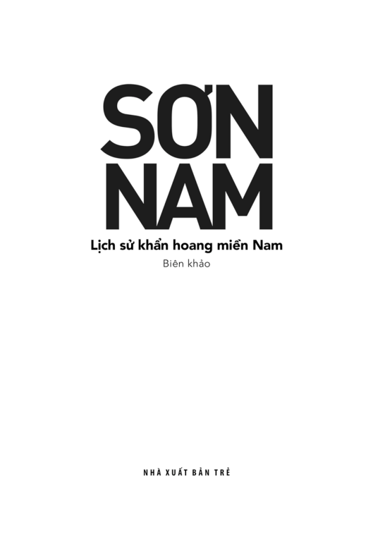 lịch sử khẩn hoang miền nam (tái bản 2024)