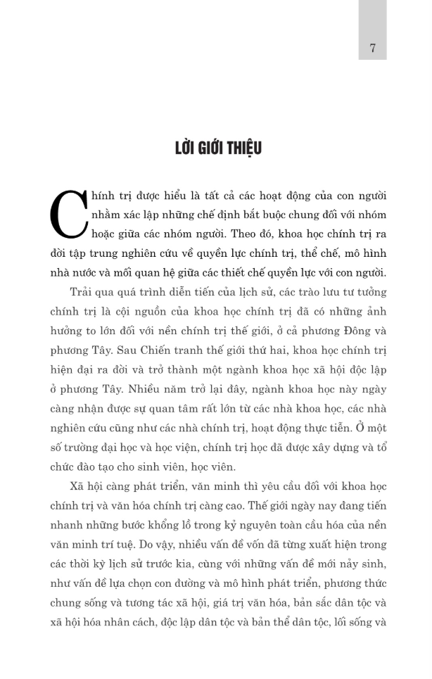 Lich Su Khoa Hoc Chinh Tri - Hanh Trinh Tro Thanh Mot Khoa Hoc Ve Quyen Luc Hay Kham Pha Doi Song Chinh Tri