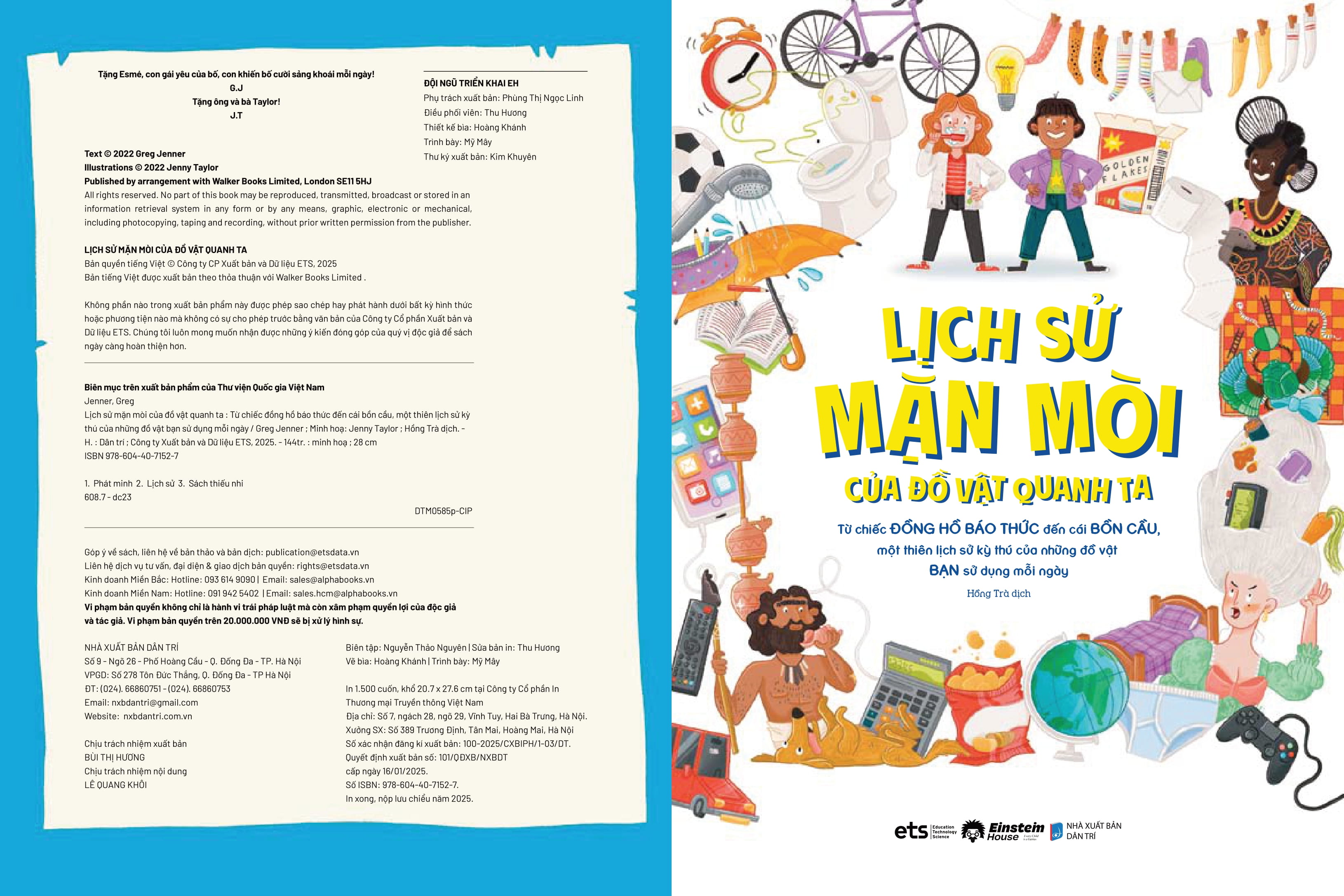 lịch sử mặn mòi của đồ vật quanh ta - bìa cứng