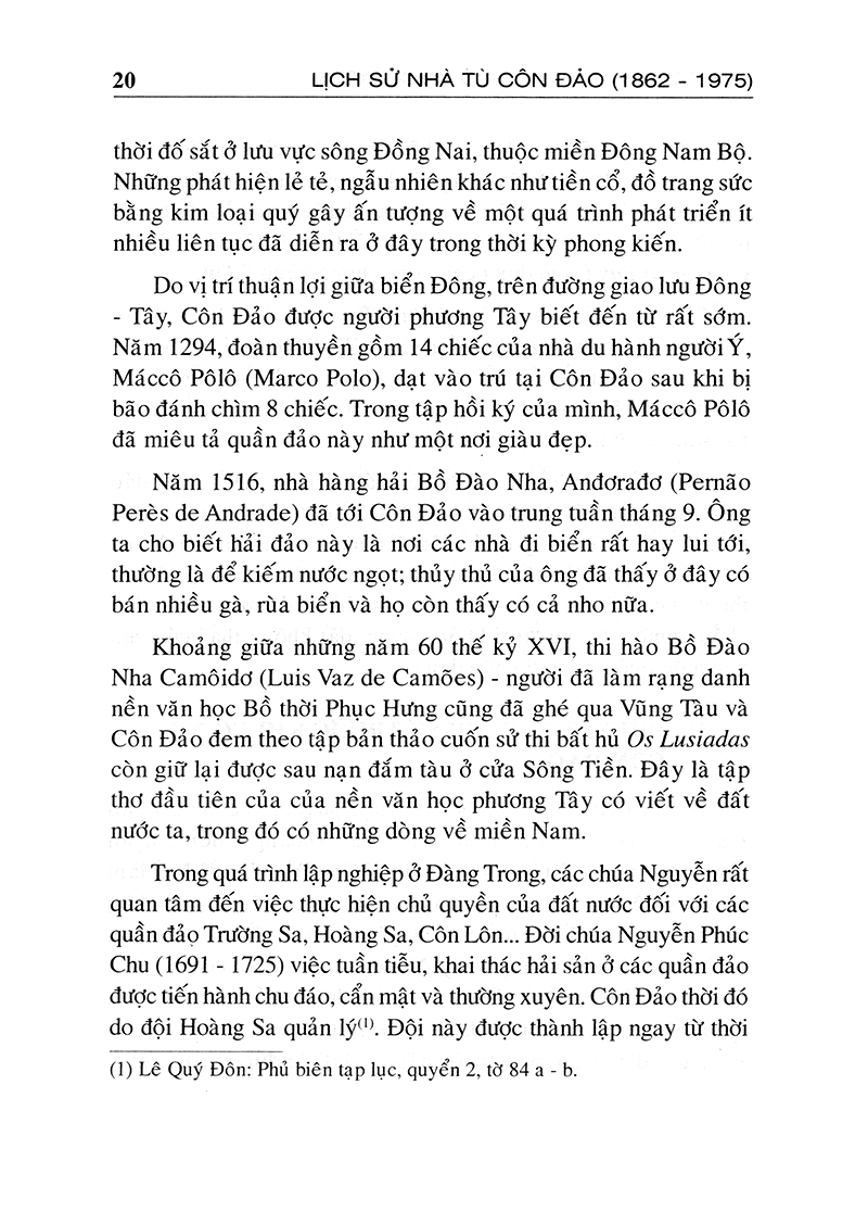 lịch sử nhà tù côn đảo 1862-1975 (tái bản 2019)