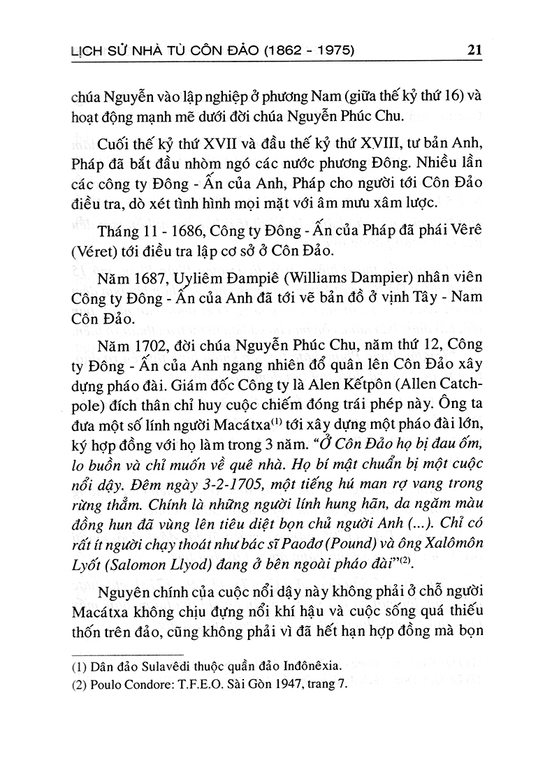 lịch sử nhà tù côn đảo 1862-1975 (tái bản 2019)