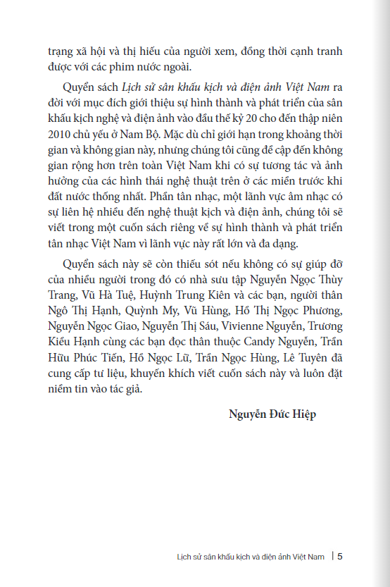 lịch sử sân khấu kịch và điện ảnh việt nam