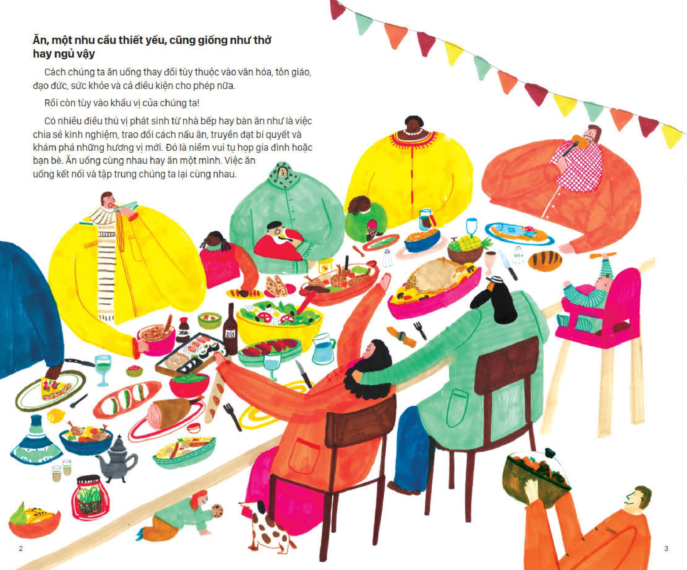 lịch sử sinh hoạt của loài người - ăn uống