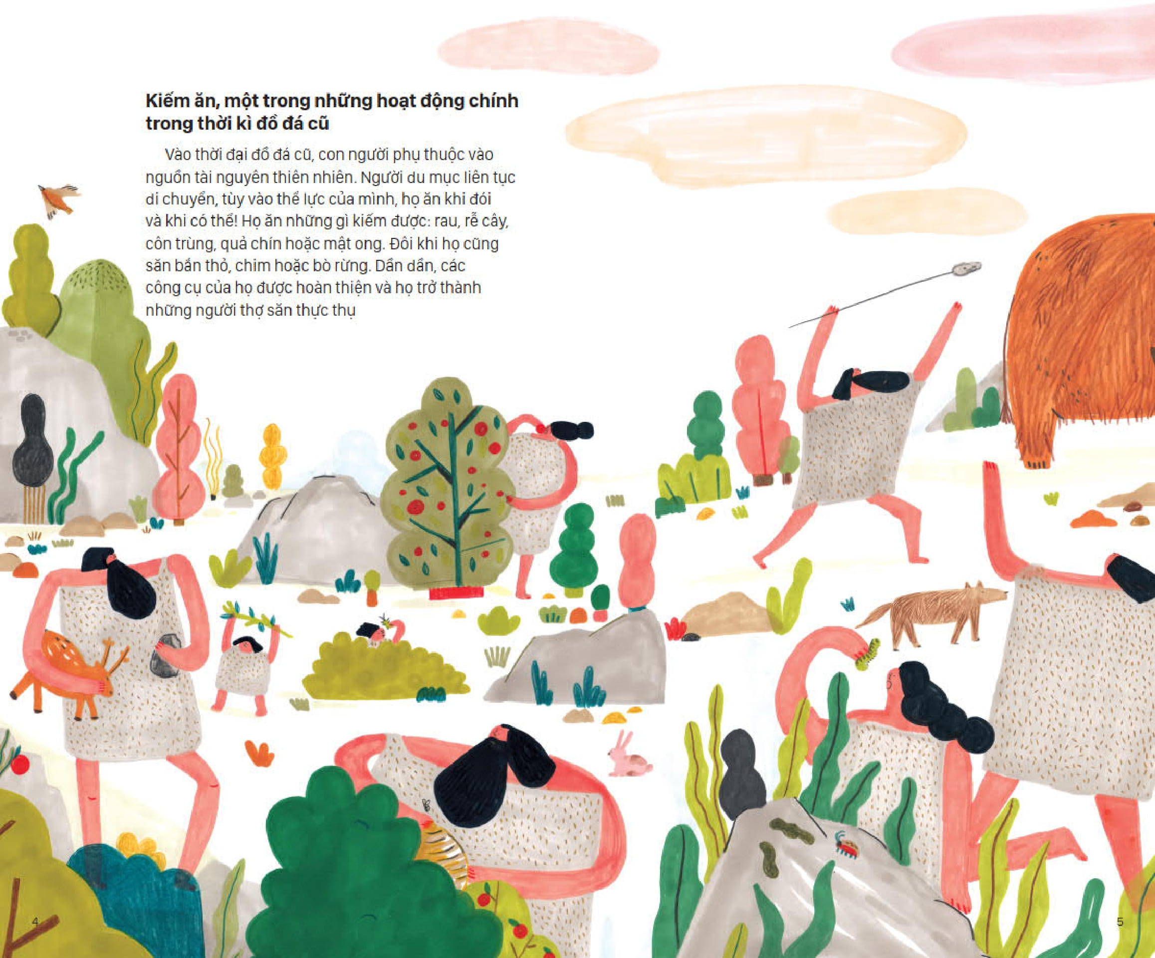 lịch sử sinh hoạt của loài người - ăn uống