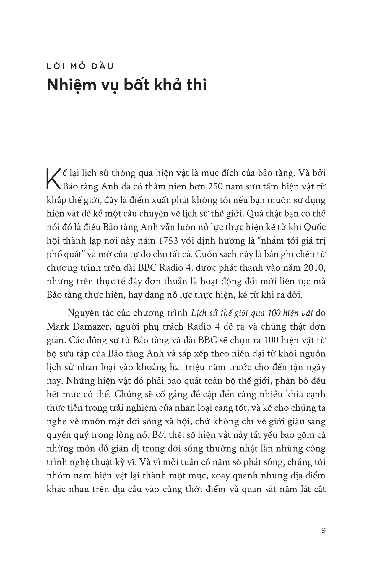 lịch sử thế giới qua 100 hiện vật