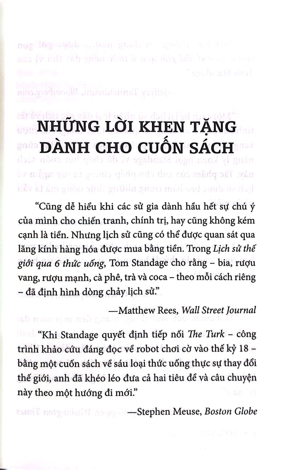 lịch sử thế giới qua 6 thức uống - a history of the world in 6 glasses