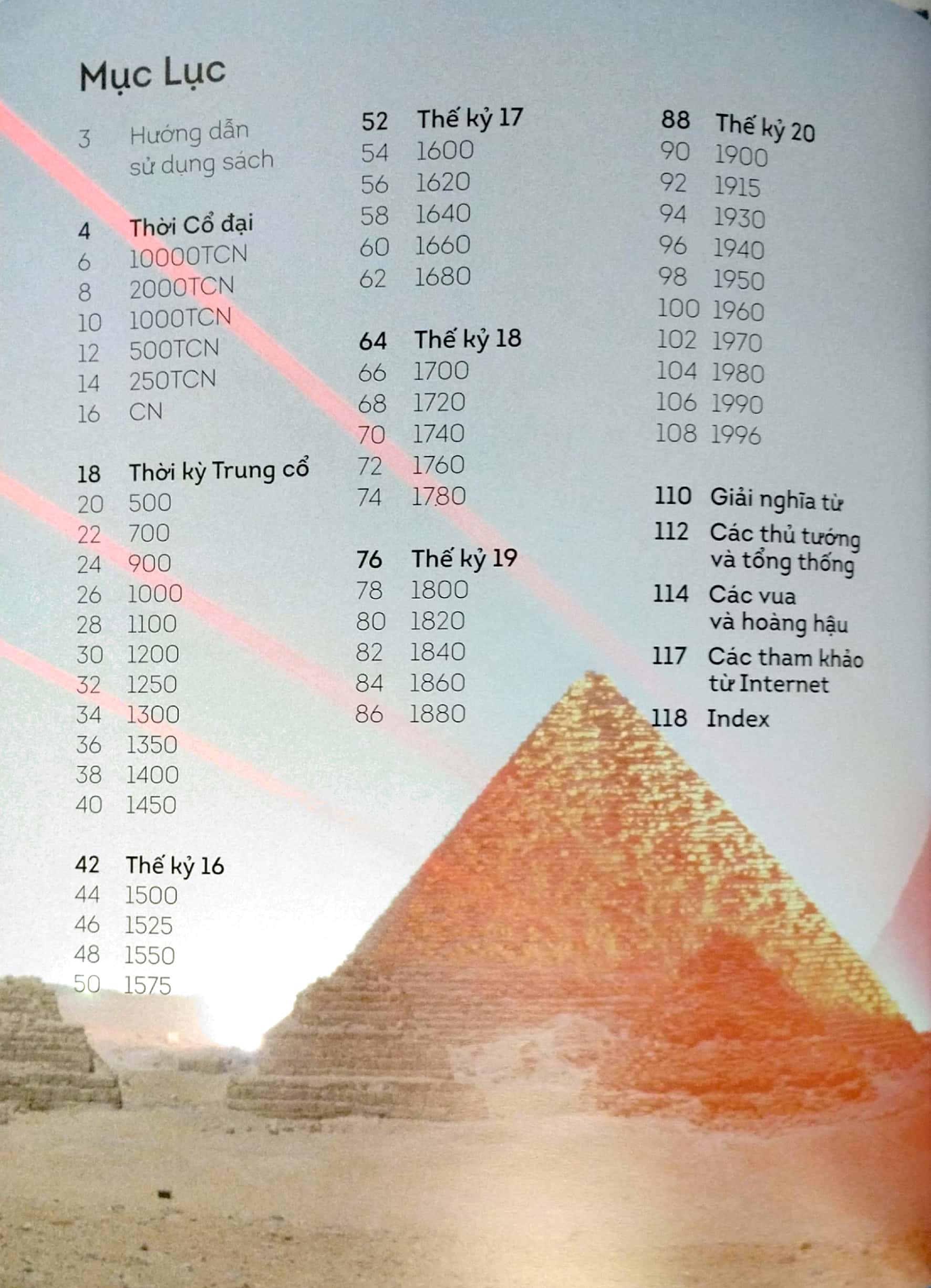 lịch sử thế giới theo dòng sự kiện - từ thời đồ đá tới thời hiện đại - bìa cứng