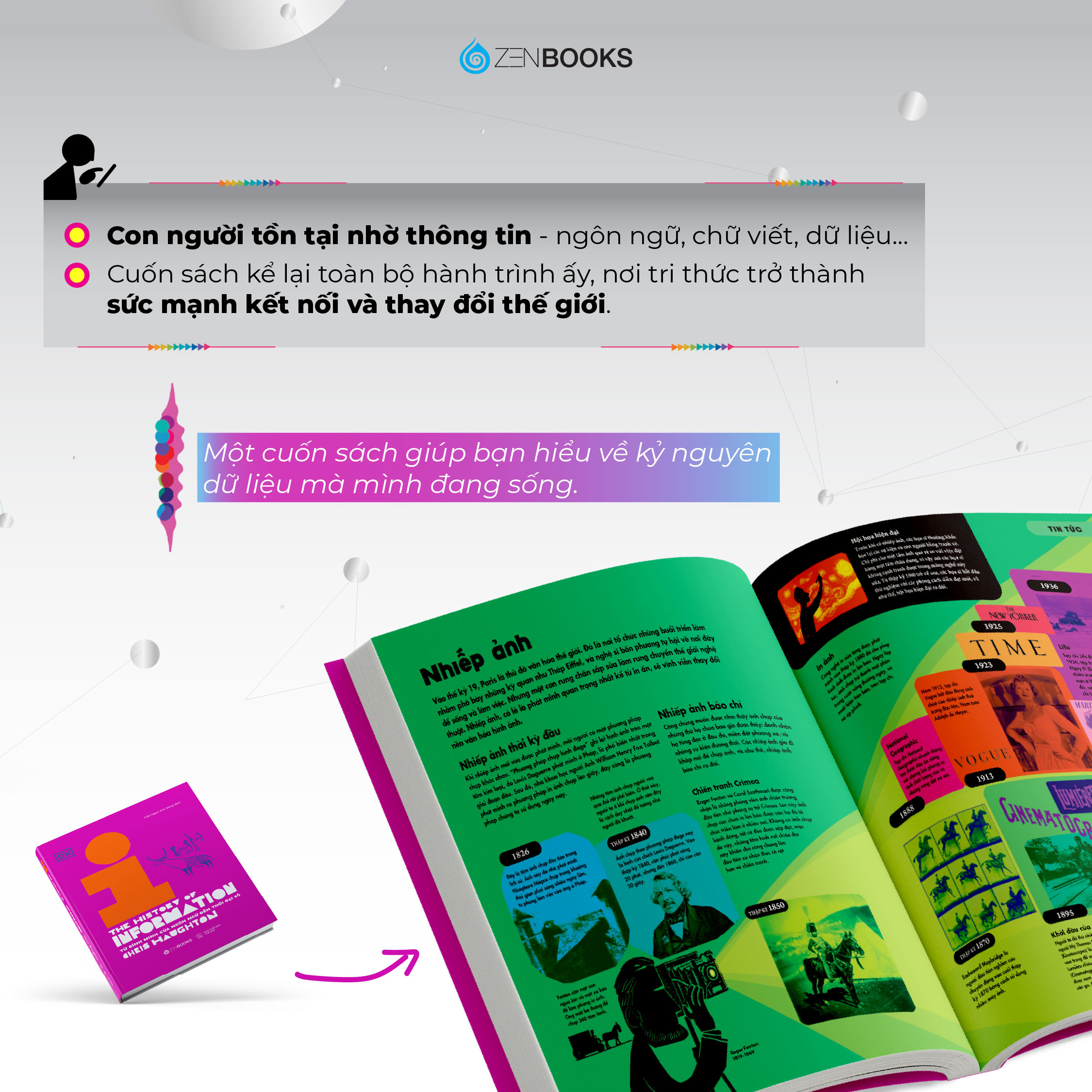 Lich Su Thong Tin - The History Of Information - Tu Binh Minh Cua Ngon Ngu Den Thoi Dai So - Bia Cung