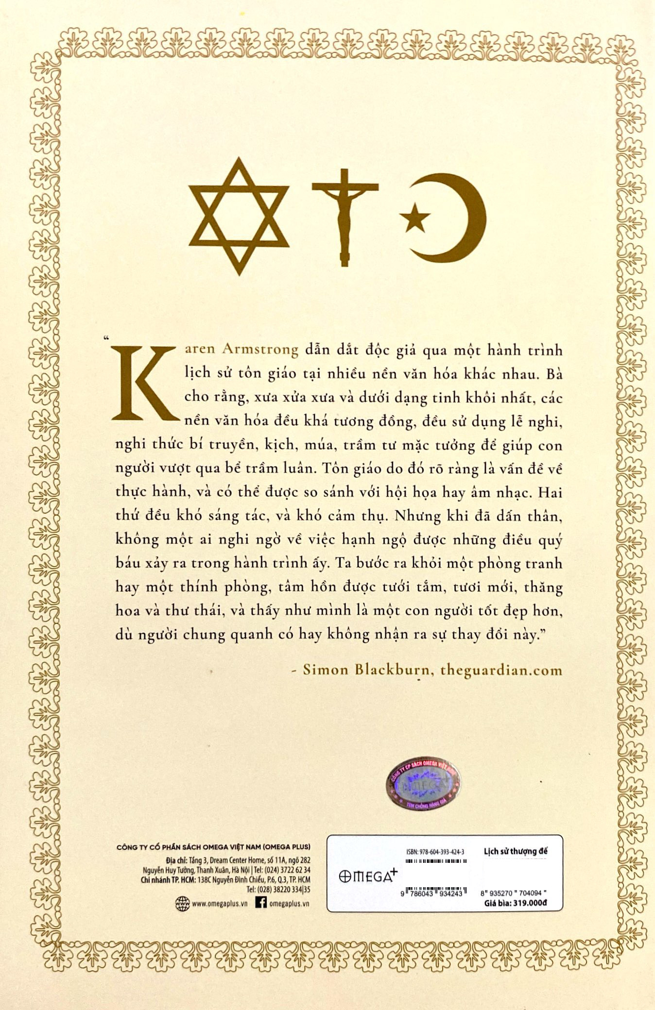 lịch sử thượng đế - hành trình 4.000 năm do thái giáo, ki-tô giáo và hồi giáo (tái bản 2023)