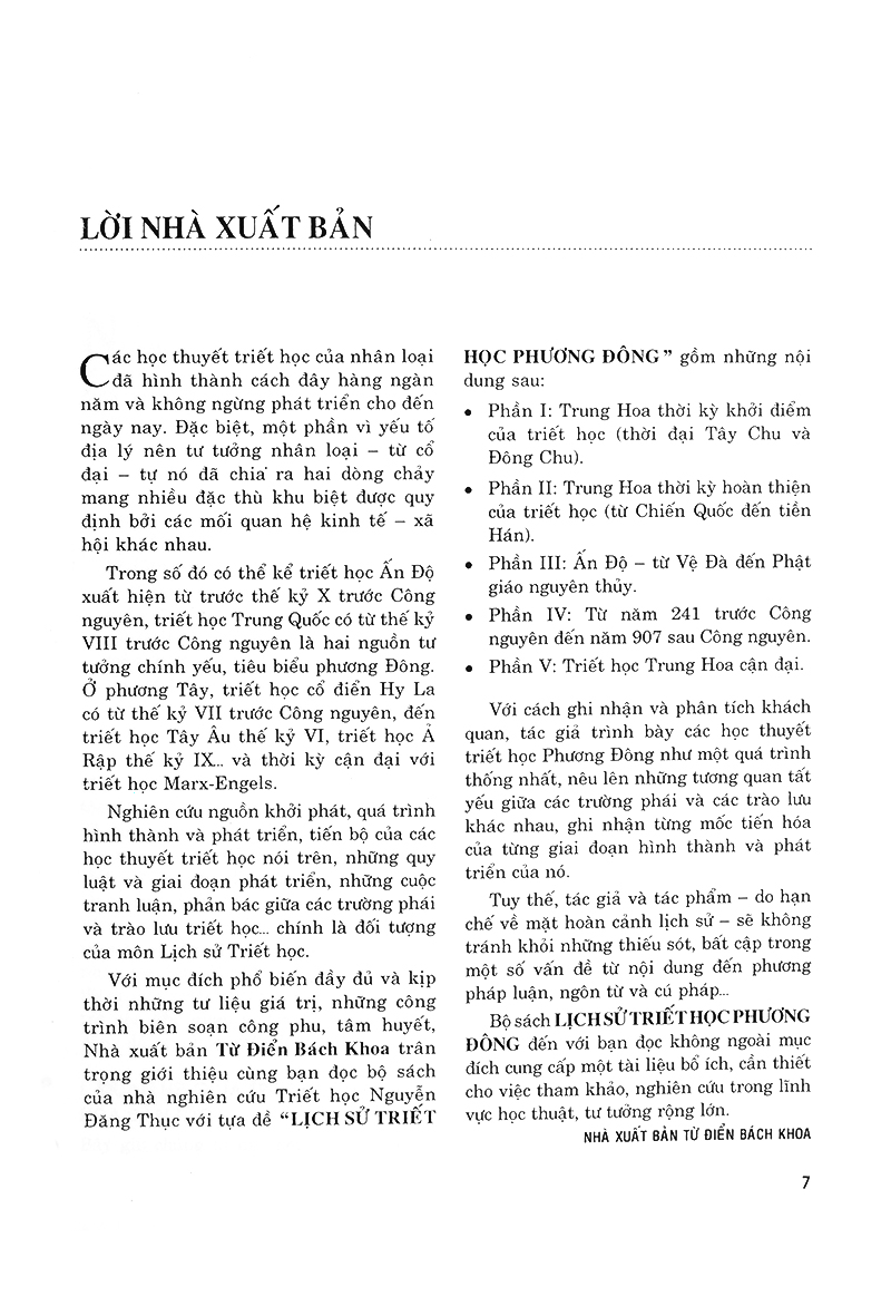 lịch sử triết học phương đông (tái bản 2020)
