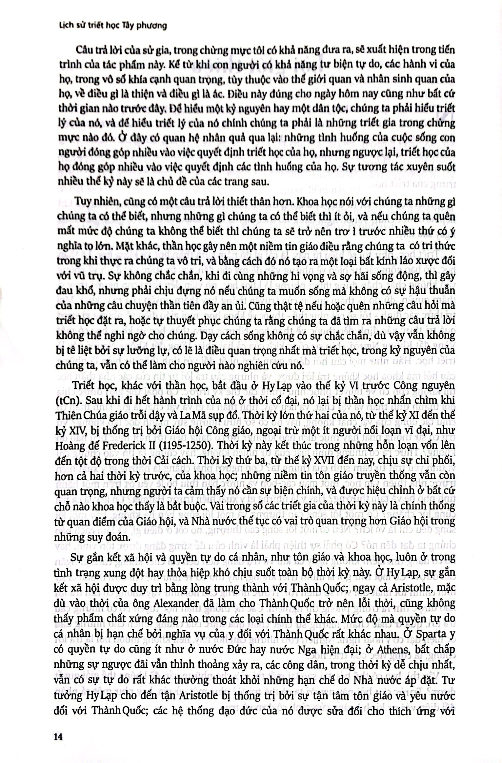 lịch sử triết học phương tây - history of western philosophy - bìa cứng