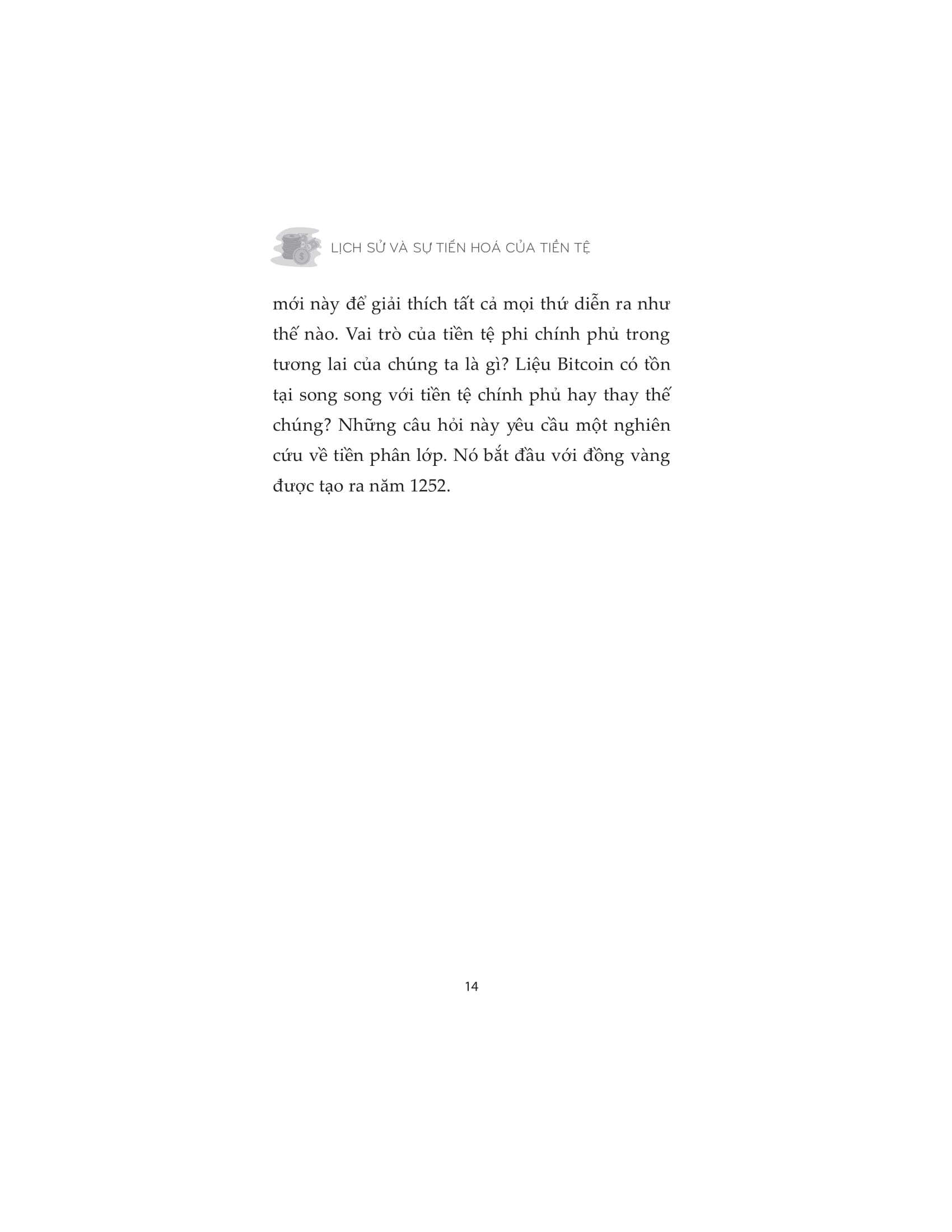lịch sử và sự tiến hóa của tiền tệ