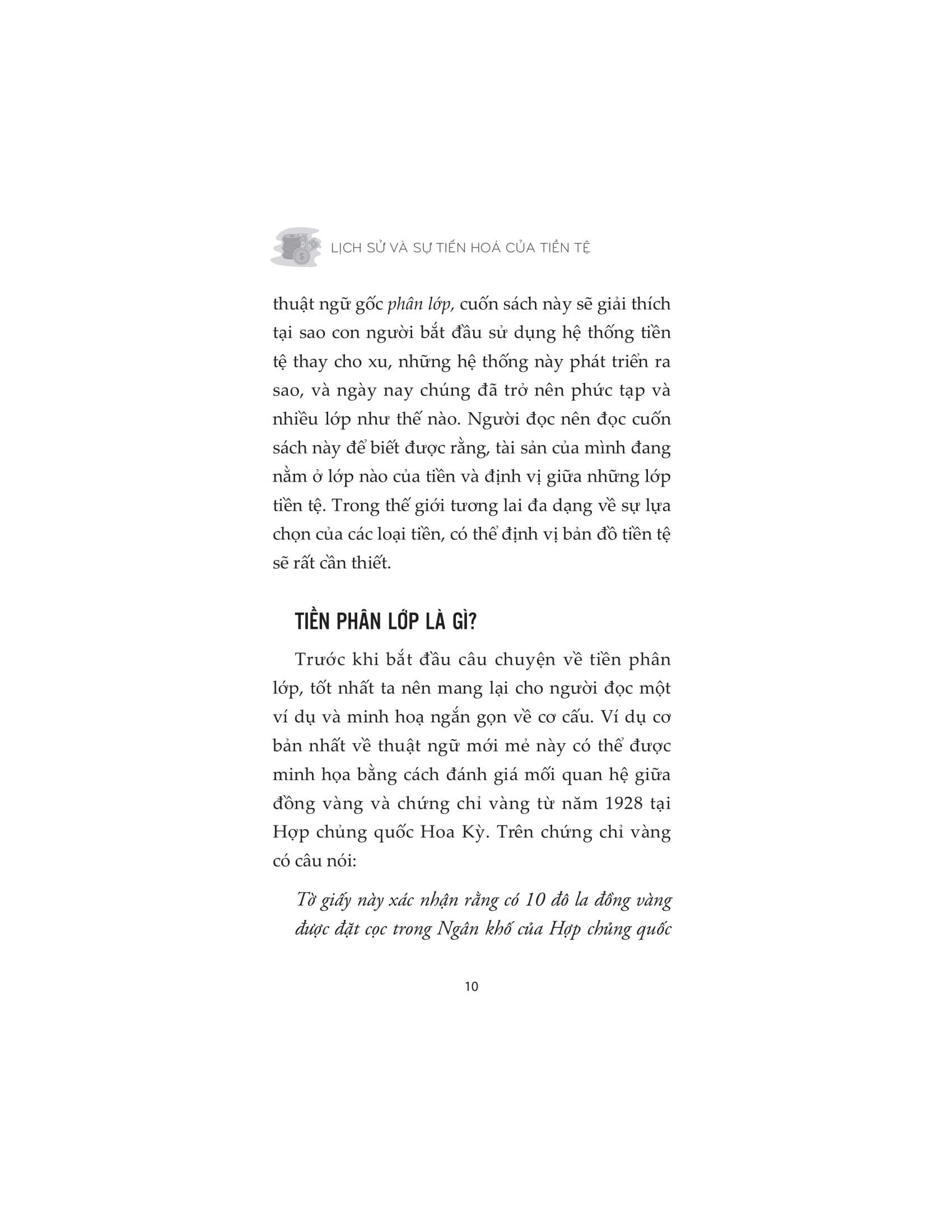 lịch sử và sự tiến hóa của tiền tệ