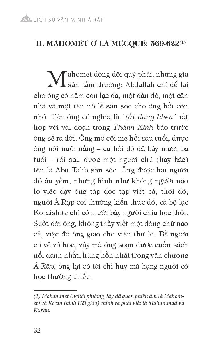 lịch sử văn minh ả rập - nguyễn hiến lê