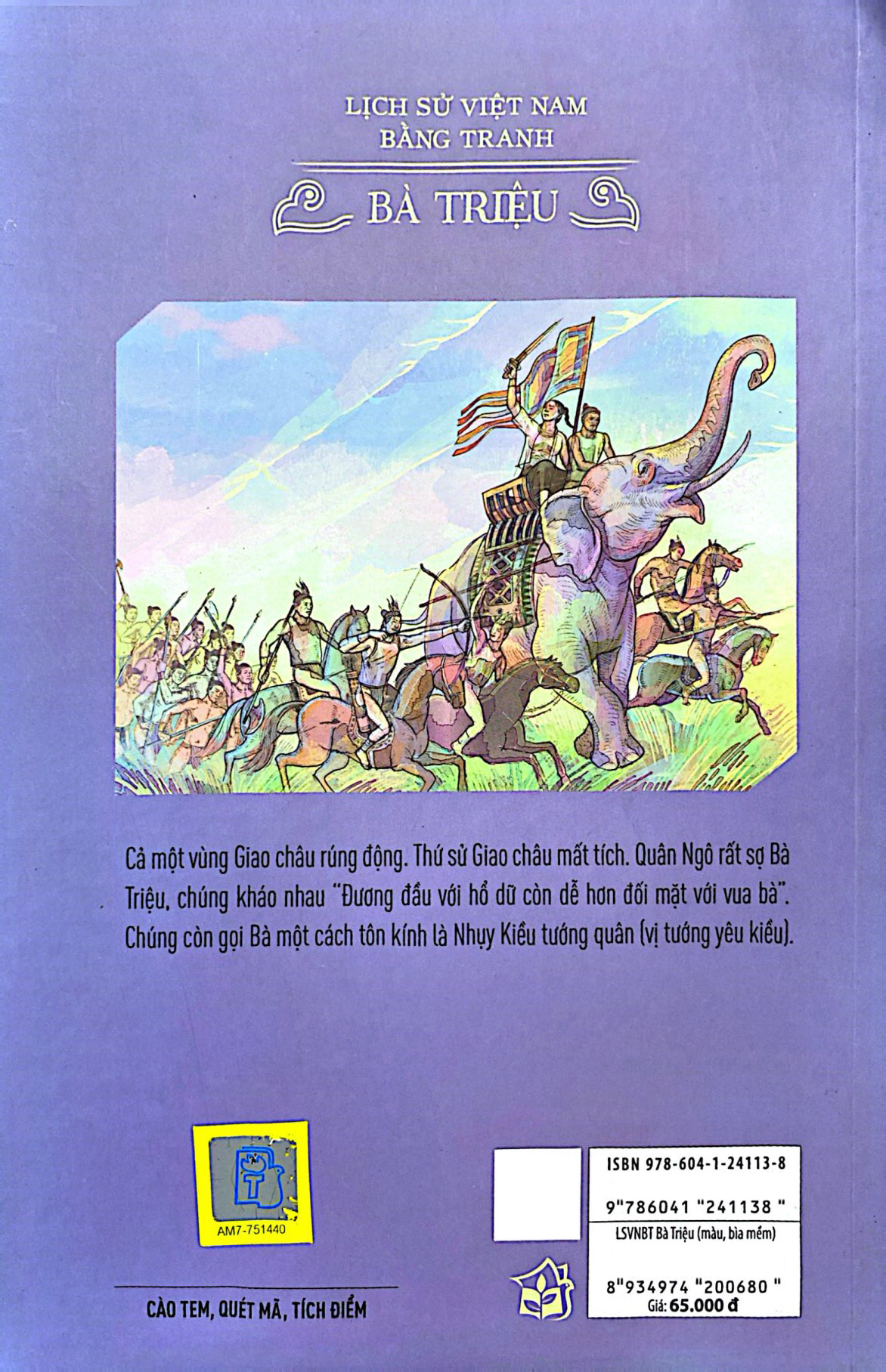 lịch sử việt nam bằng tranh - bà triệu (bản màu)