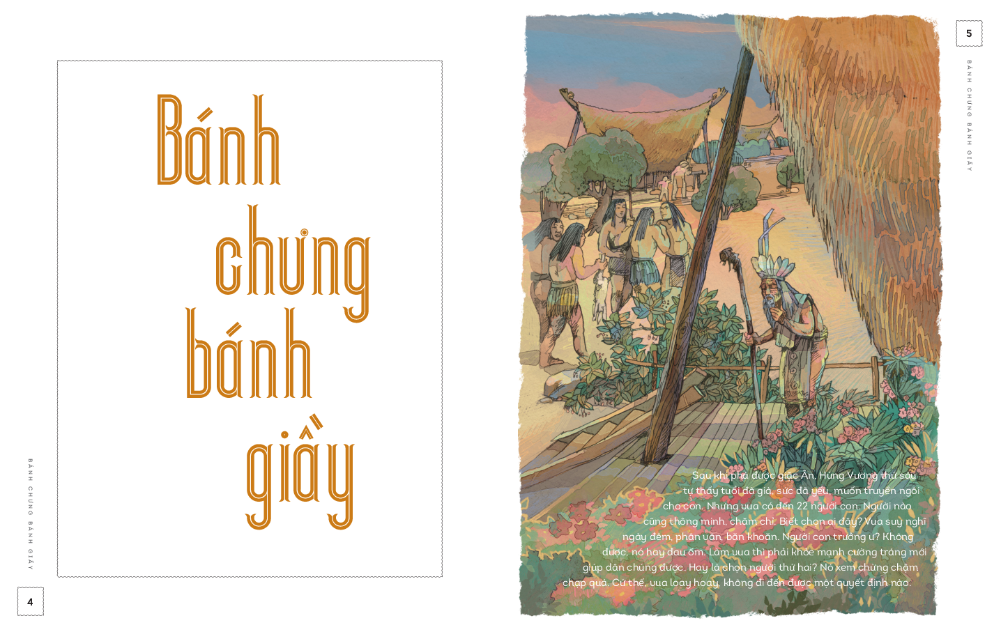 lịch sử việt nam bằng tranh - bánh chưng bánh giầy
