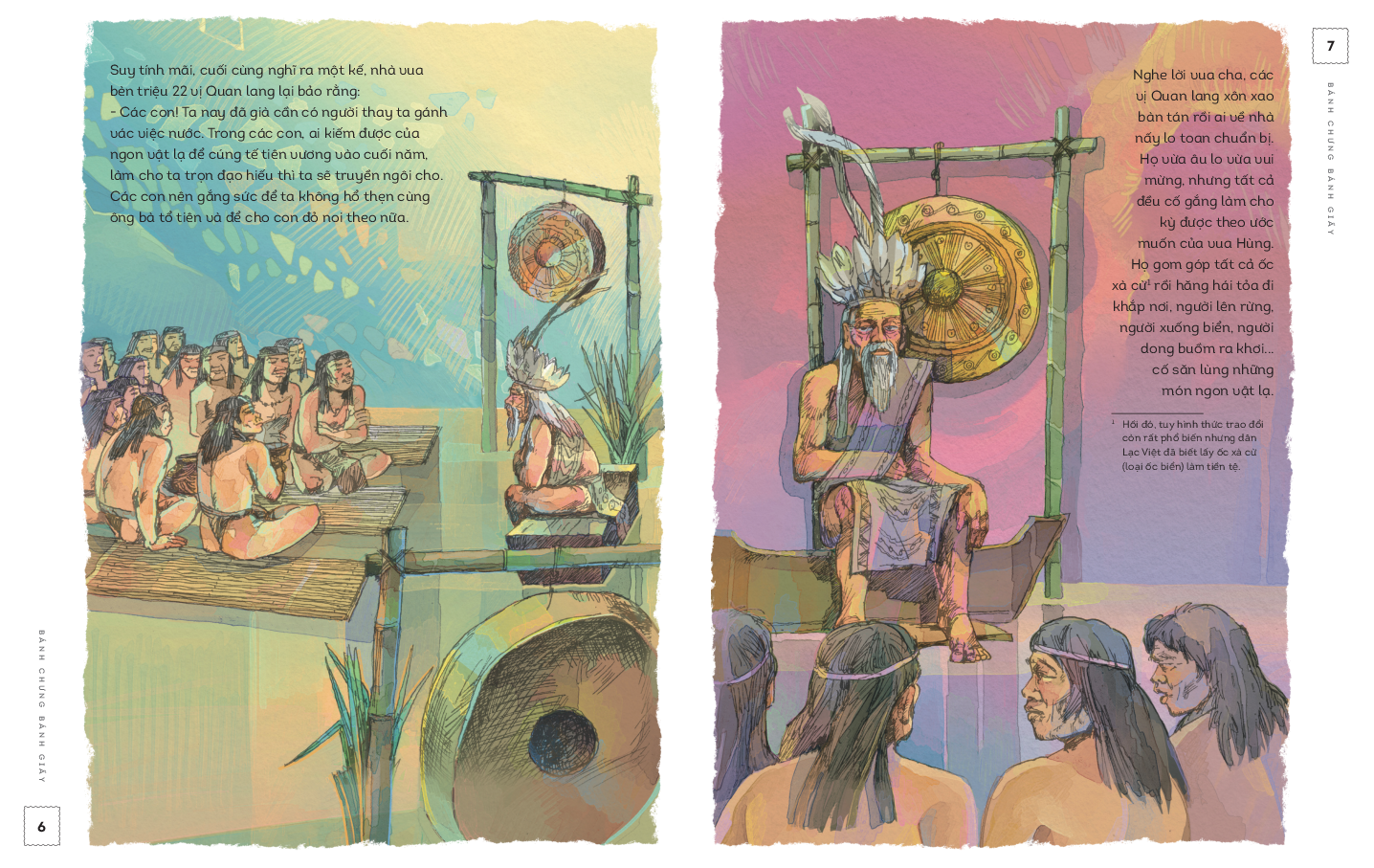 lịch sử việt nam bằng tranh - bánh chưng bánh giầy