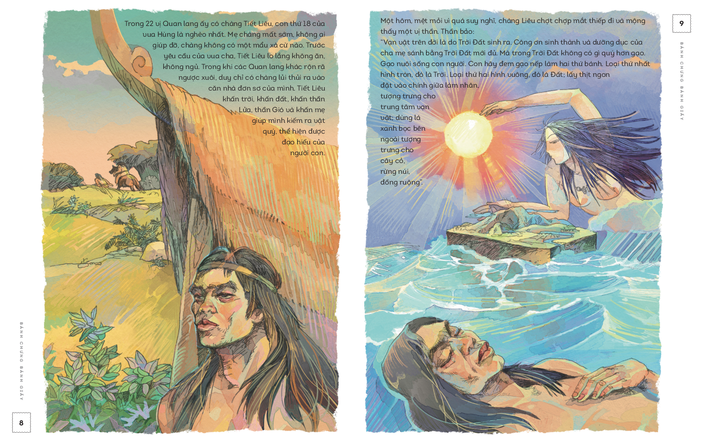 lịch sử việt nam bằng tranh - bánh chưng bánh giầy