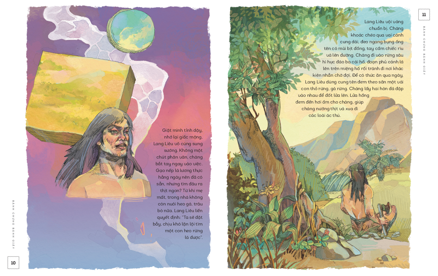 lịch sử việt nam bằng tranh - bánh chưng bánh giầy