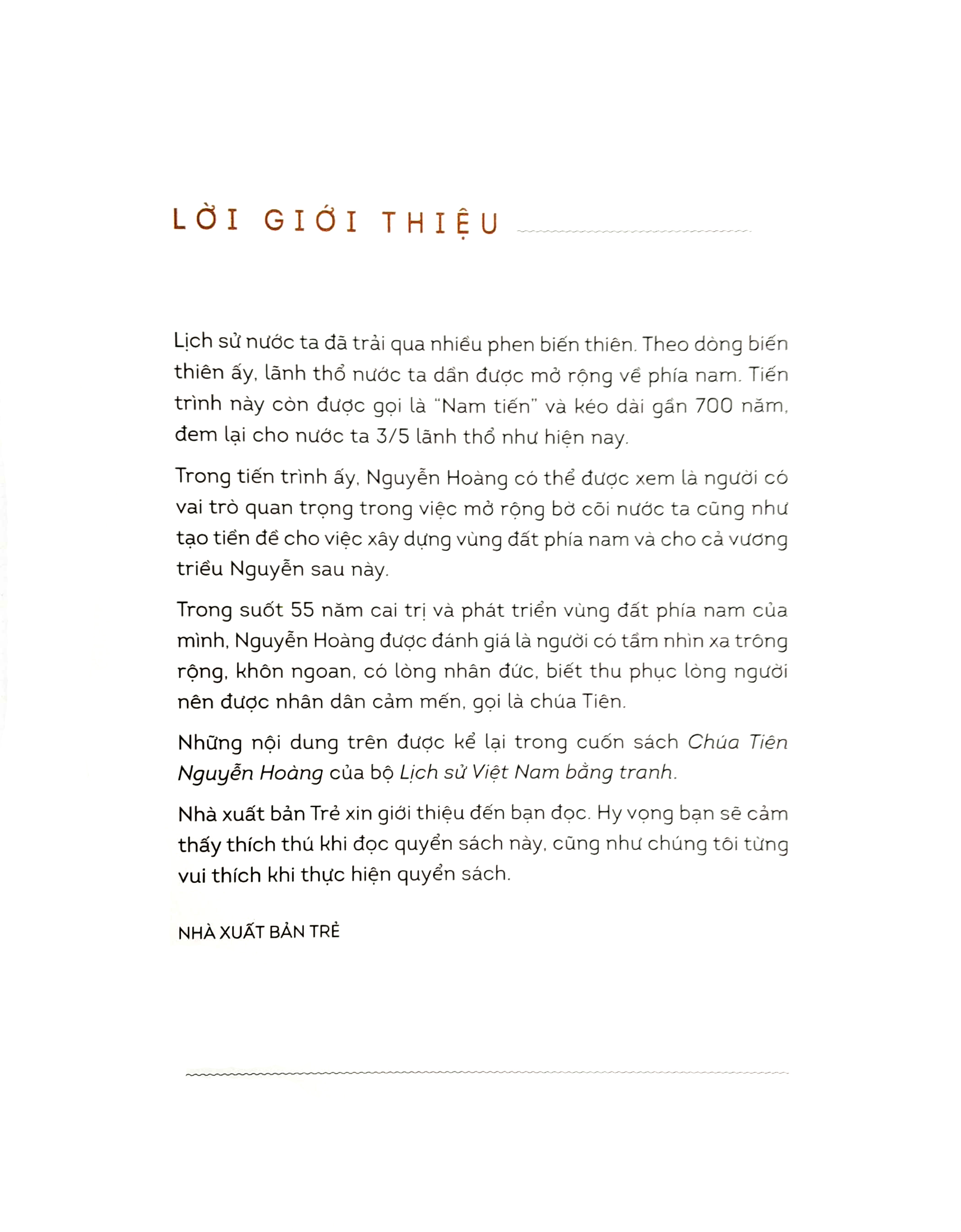 lịch sử việt nam bằng tranh - chúa tiên nguyễn hoàng