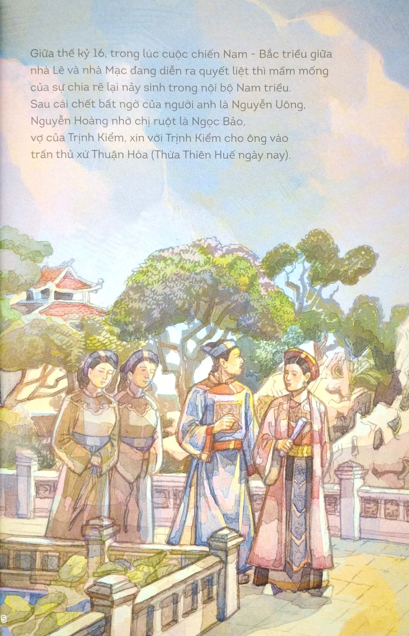 lịch sử việt nam bằng tranh - chúa tiên nguyễn hoàng (bản màu) (tái bản 2023)