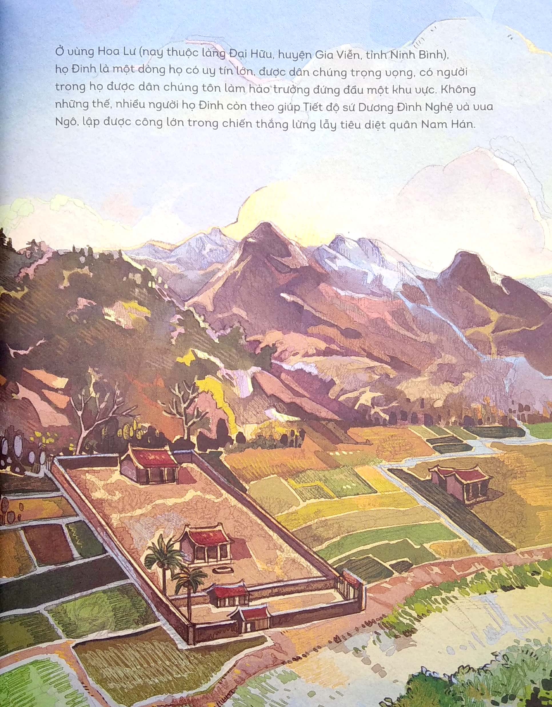 lịch sử việt nam bằng tranh - cờ lau vạn thắng vương (bản màu)