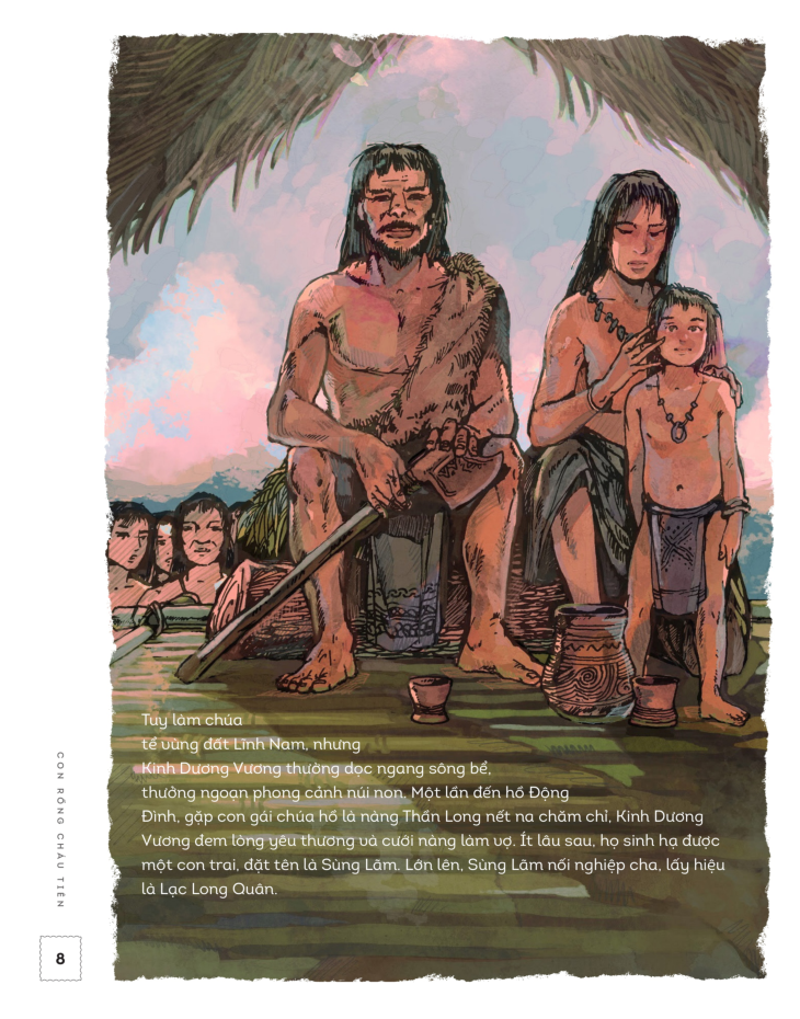 lịch sử việt nam bằng tranh - con rồng cháu tiên (bản màu) (tái bản 2023)