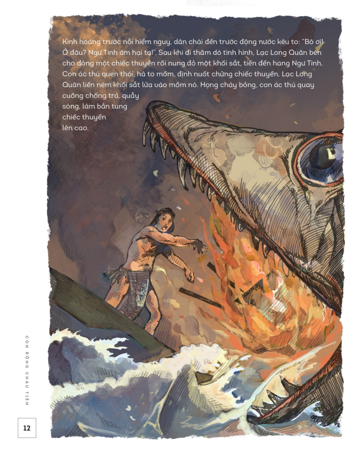 lịch sử việt nam bằng tranh - con rồng cháu tiên (bản màu) (tái bản 2023)