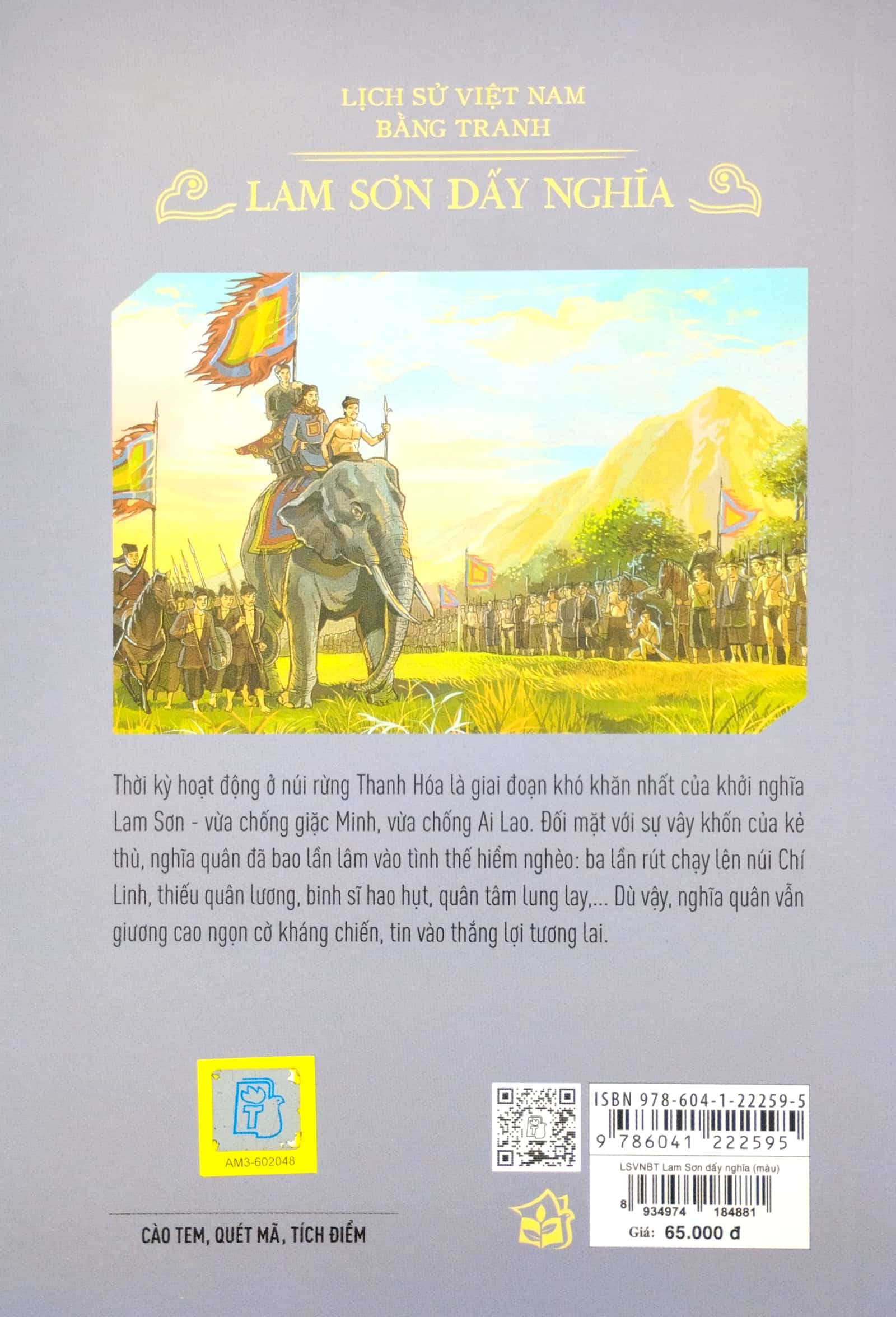 lịch sử việt nam bằng tranh - lam sơn dấy nghĩa (bản màu) (tái bản 2023)