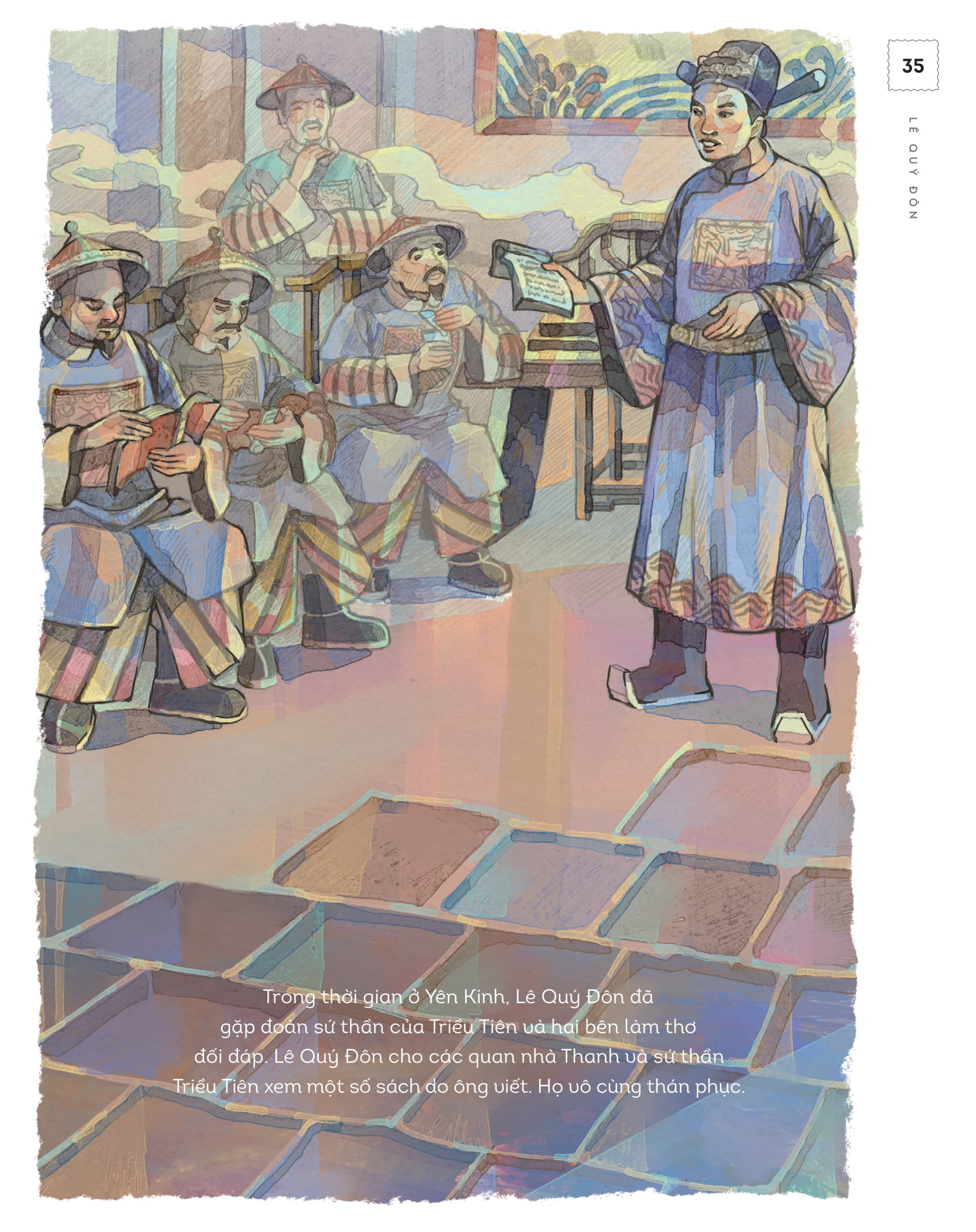 lịch sử việt nam bằng tranh: lê quý đôn (bản màu)