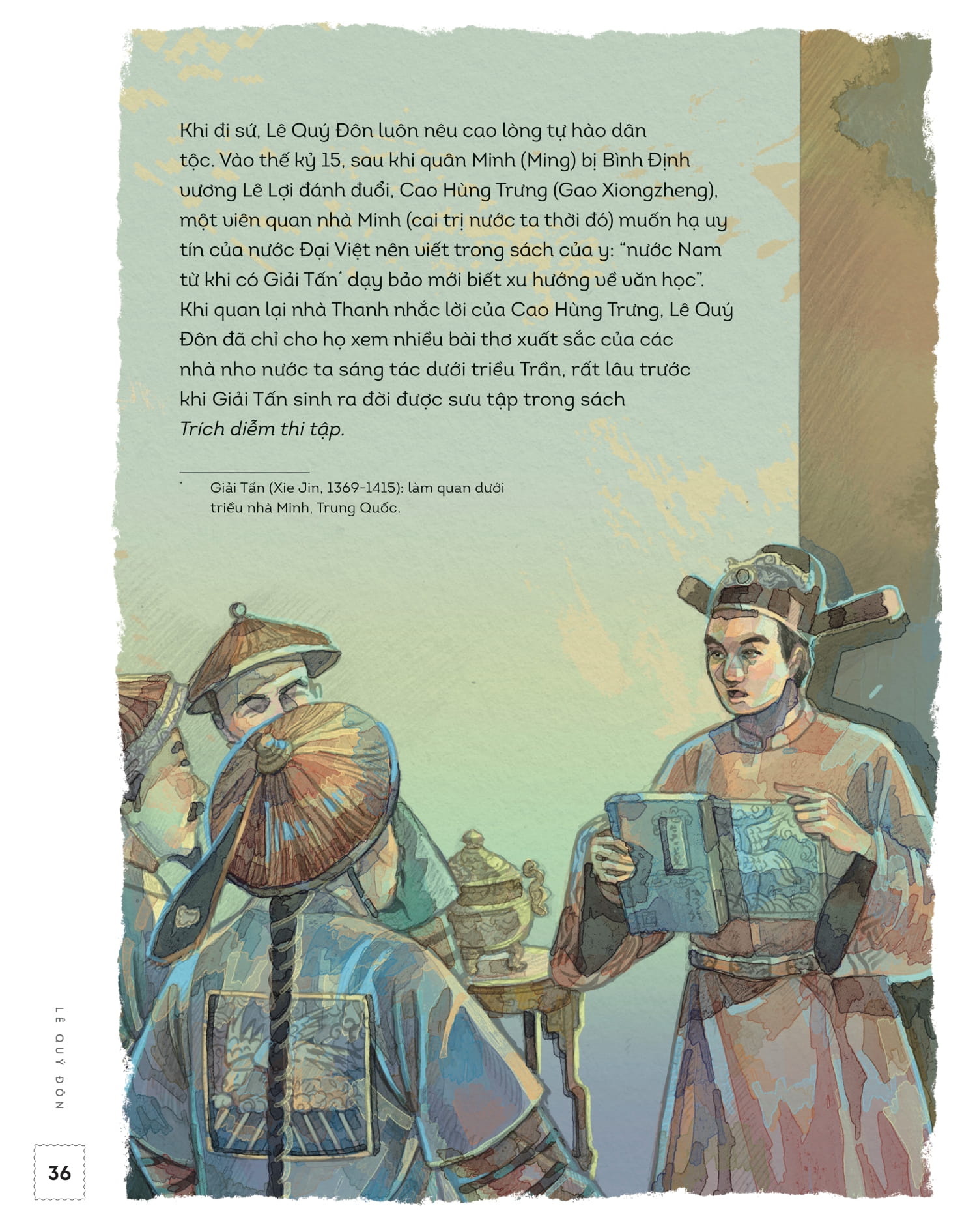 lịch sử việt nam bằng tranh: lê quý đôn (bản màu)