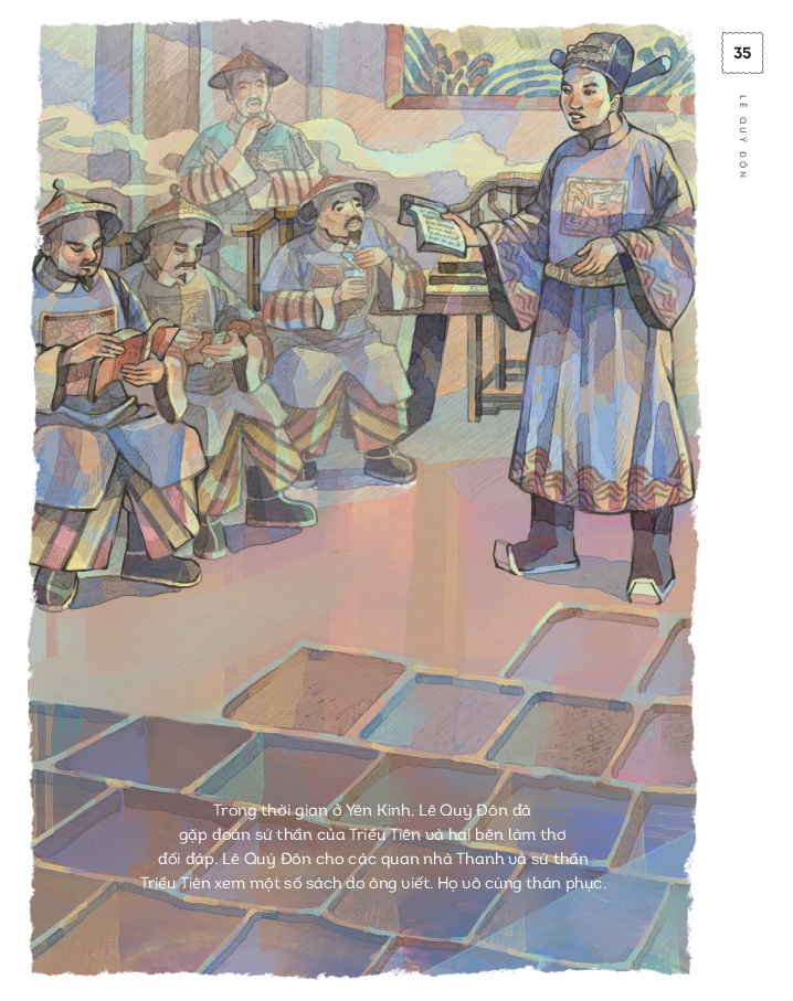 lịch sử việt nam bằng tranh - lê quý đôn (bản màu) (tái bản 2023)