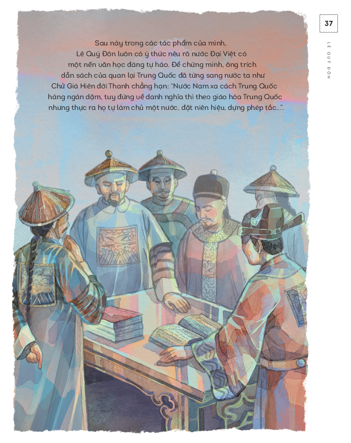 lịch sử việt nam bằng tranh - lê quý đôn (bản màu) (tái bản 2023)